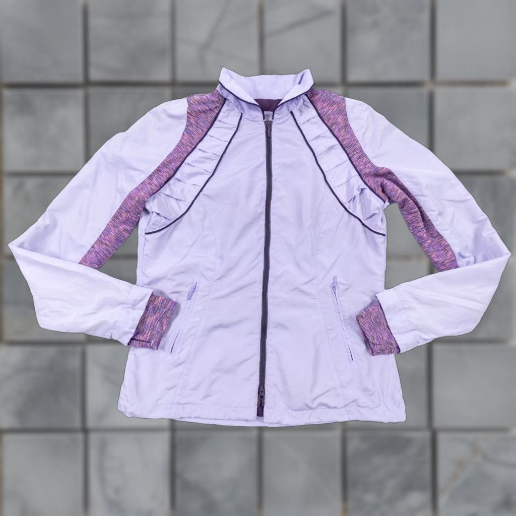 Prana prAna Jacket Womens Medium Purple Windbreaker Full Zip Ladies Outdoors Active Size M / US 6-8 / IT 42-44 - 1 Thumbnail