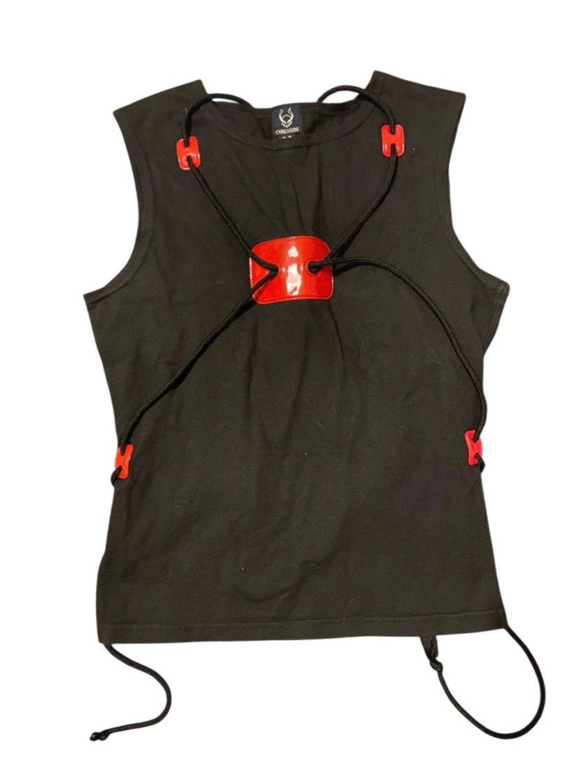 00s Cyberdog Tube Wire Bondage Tank