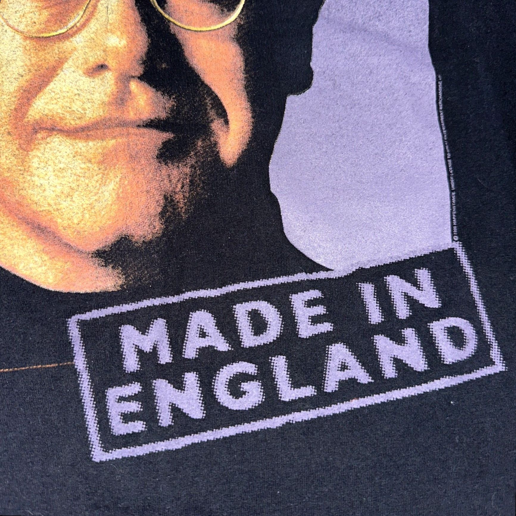 Vintage VINTAGE Elton John Gem T-Shirt Black XL Men Crew Neck Short Sleeve Made In USA Size XL 90s Vintage Theme Music Band Size US XL / EU 56 / 4 - 3 Thumbnail
