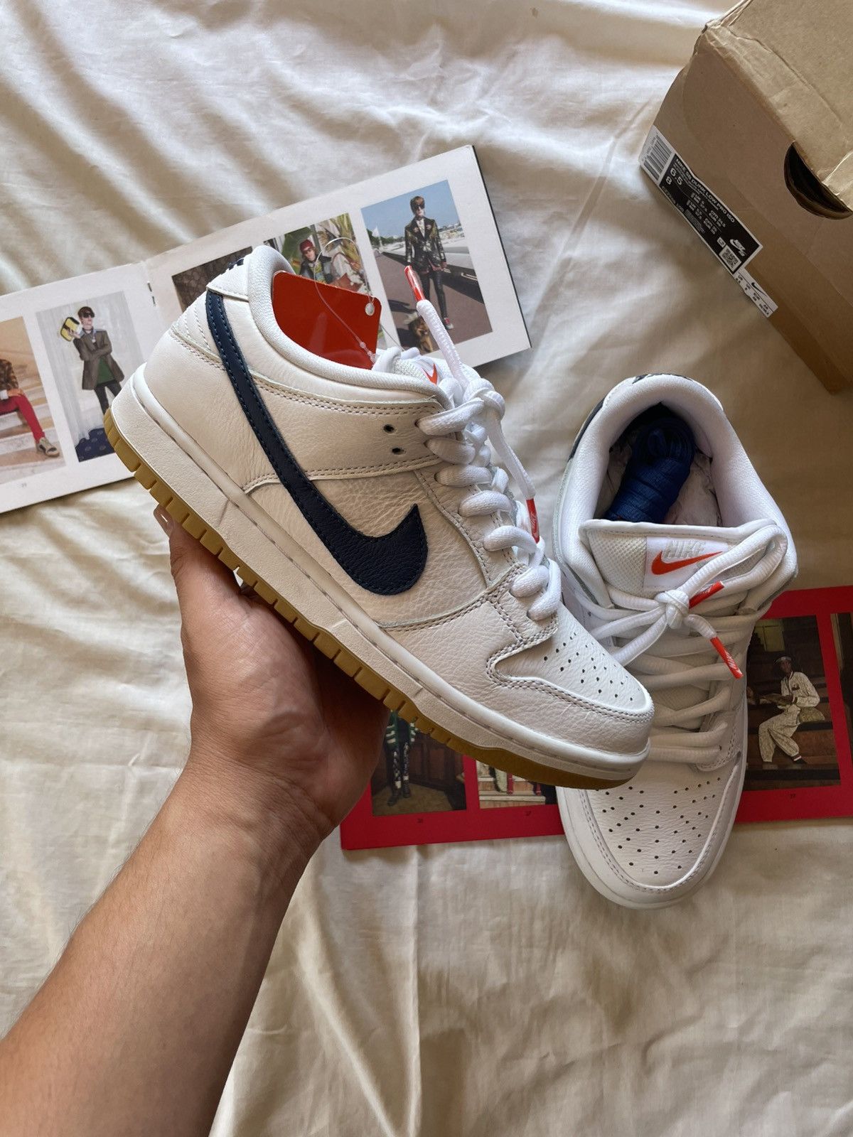 Nike NIKE SB DUNK LOW PRO ISO ORANGE Size US 6.5 / EU 39-40 - 2 Thumbnail