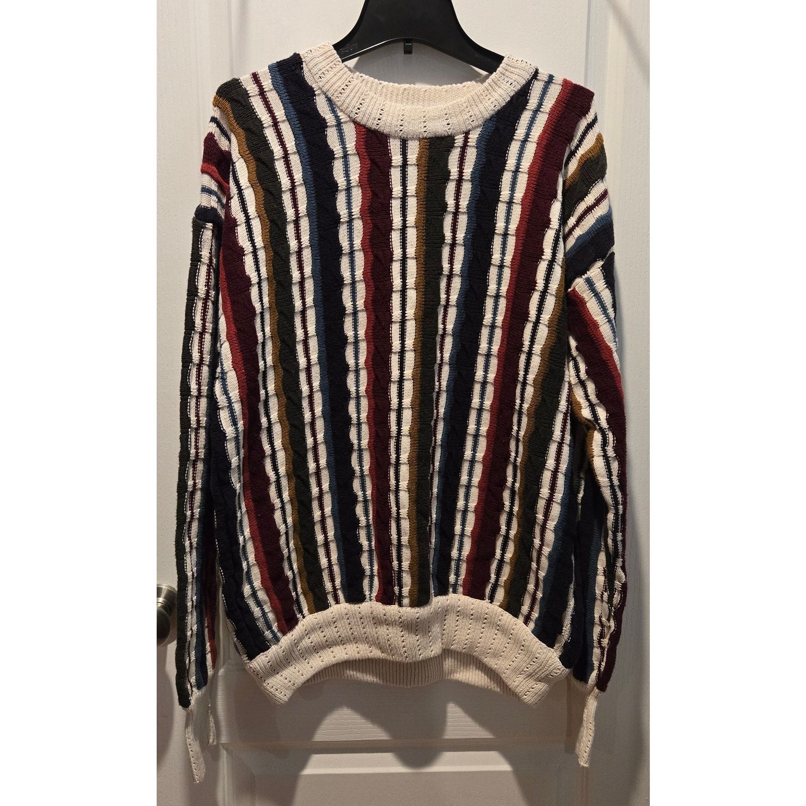 Structure Vtg Structure sweater men L Coogi style texture 100% cotton Size US L / EU 52-54 / 3 - 1 Thumbnail