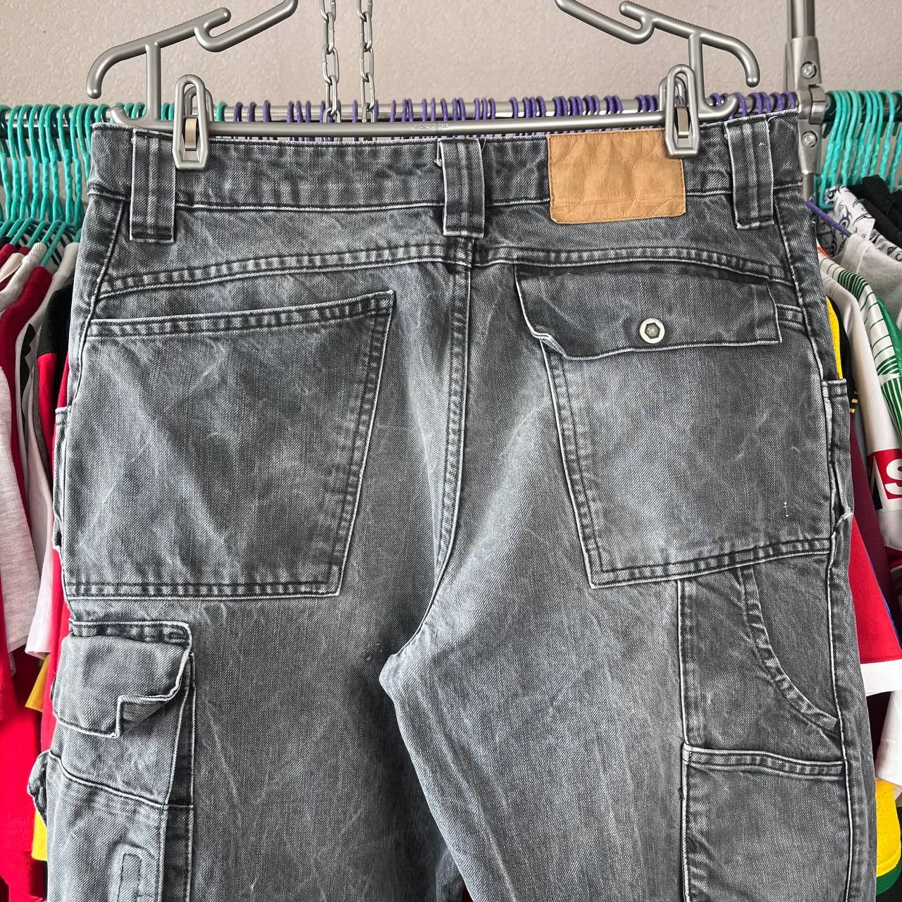 Other Engelbert Strauss Workwear Cargo Faded Denim Pants Size US 34 / EU 50 - 10 Thumbnail
