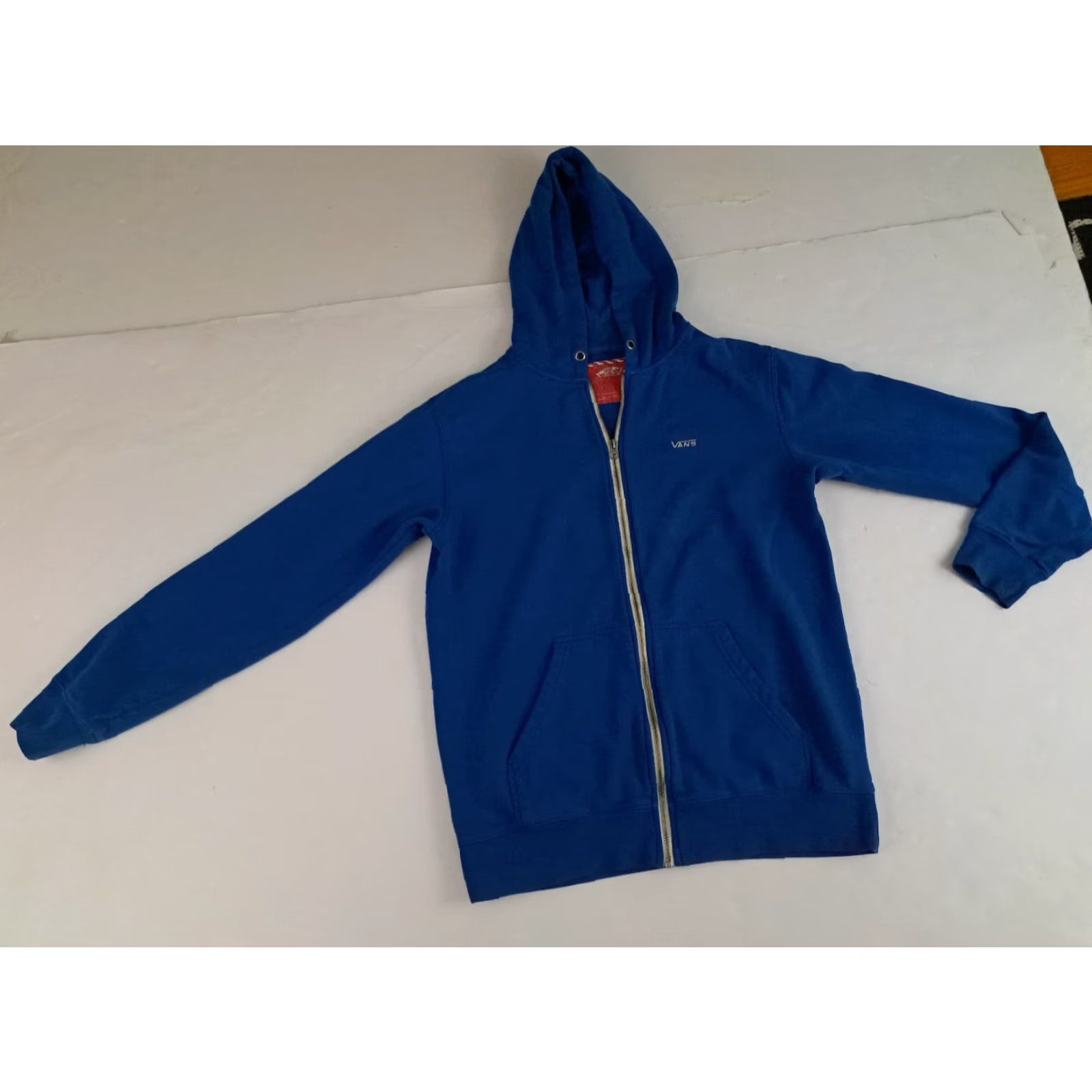 Vans VINTAGE Vans Zip-up Small Hooded Sweatshirt blue Hoodie Jacket Unisex Adults S Blue skateboarding Mens Womens Size US S / EU 44-46 / 1 - 2 Thumbnail