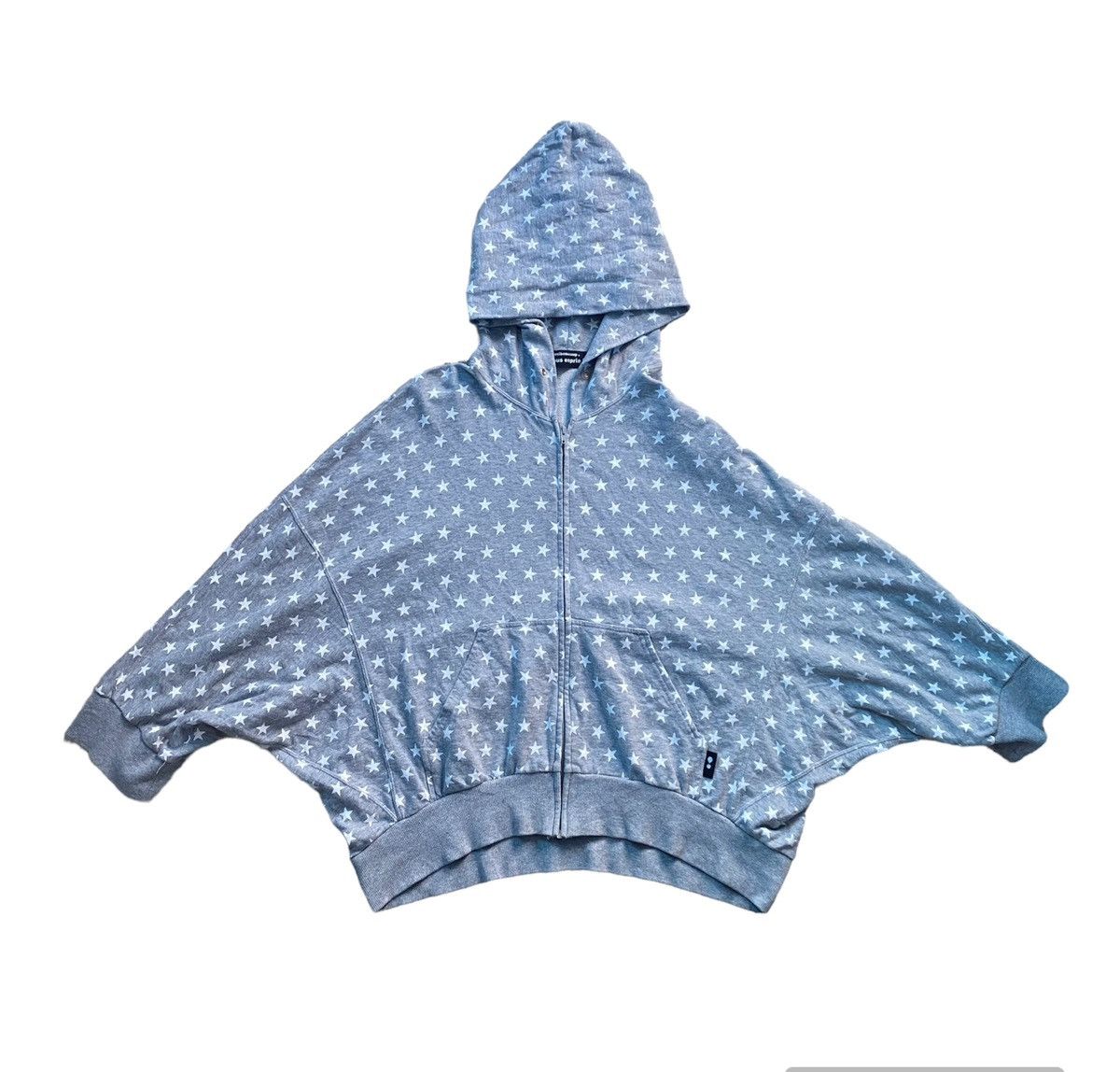image of Vintage Mercibeaucoup Issey Miyake Bat Wing Hoodie in Grey, Men's (Size Large)