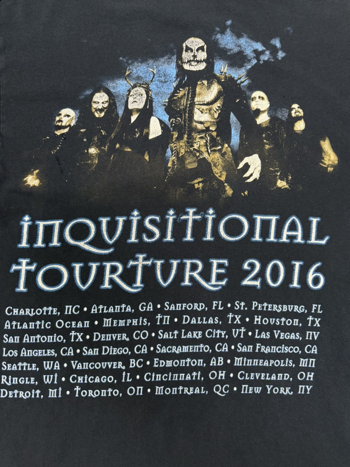 Band Tees × Marilyn Manson × Vintage Cradle Of Filth TOURture 2016 copyright 2015 Size US M / EU 48-50 / 2 - 5 Thumbnail
