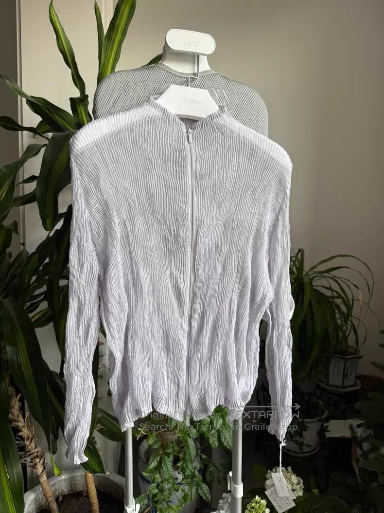 Issey Miyake Issey Miyake size:one size See-Through Zipper Cardigan, Sm Size XXS / US 00 / IT 34 - 6 Thumbnail