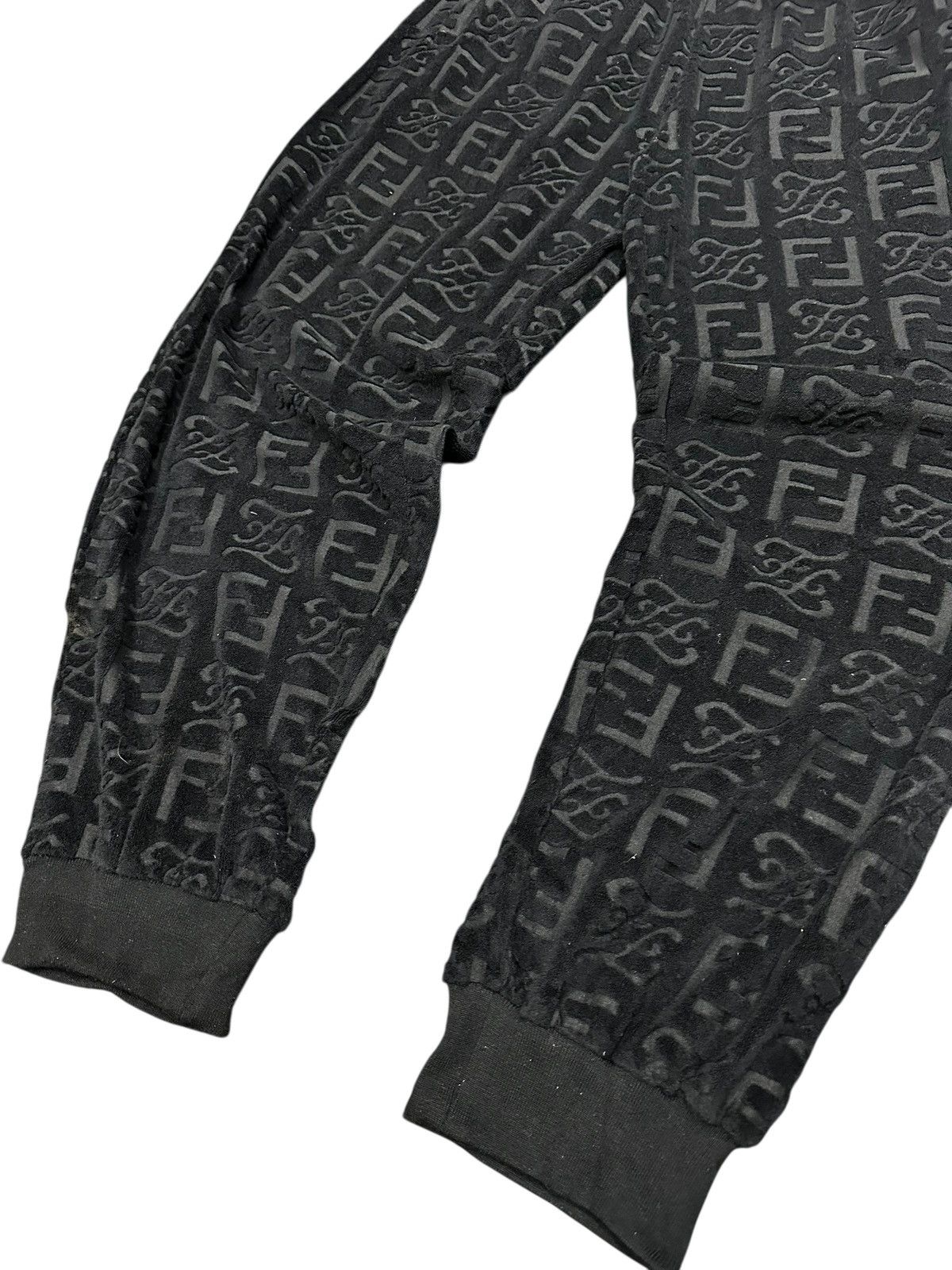 Fendi Fendi 3D Monogram Velvet Jogger Pant Size US 34 / EU 50 - 3 Thumbnail