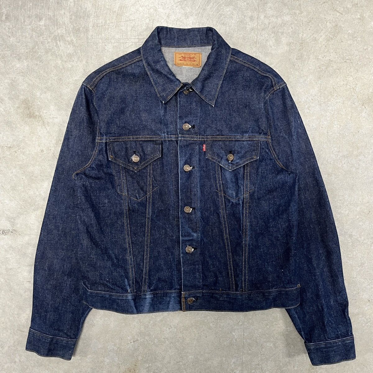 image of Levis x Made In USA Vintage Levi’S Jean Jacket in Dark Blue, Men's (Size Large)