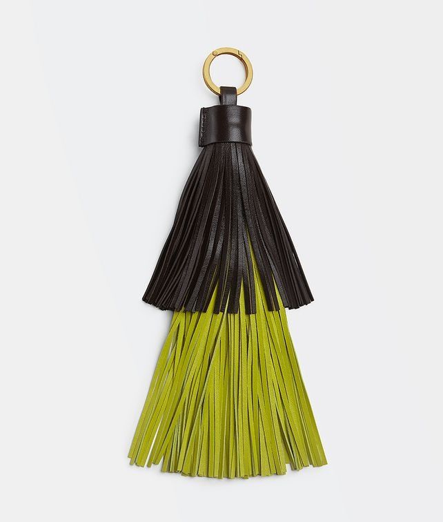 Bottega Veneta o1n1vont0825 Size: OS / Key Ring in Black/Green Size ONE SIZE - 1 Preview