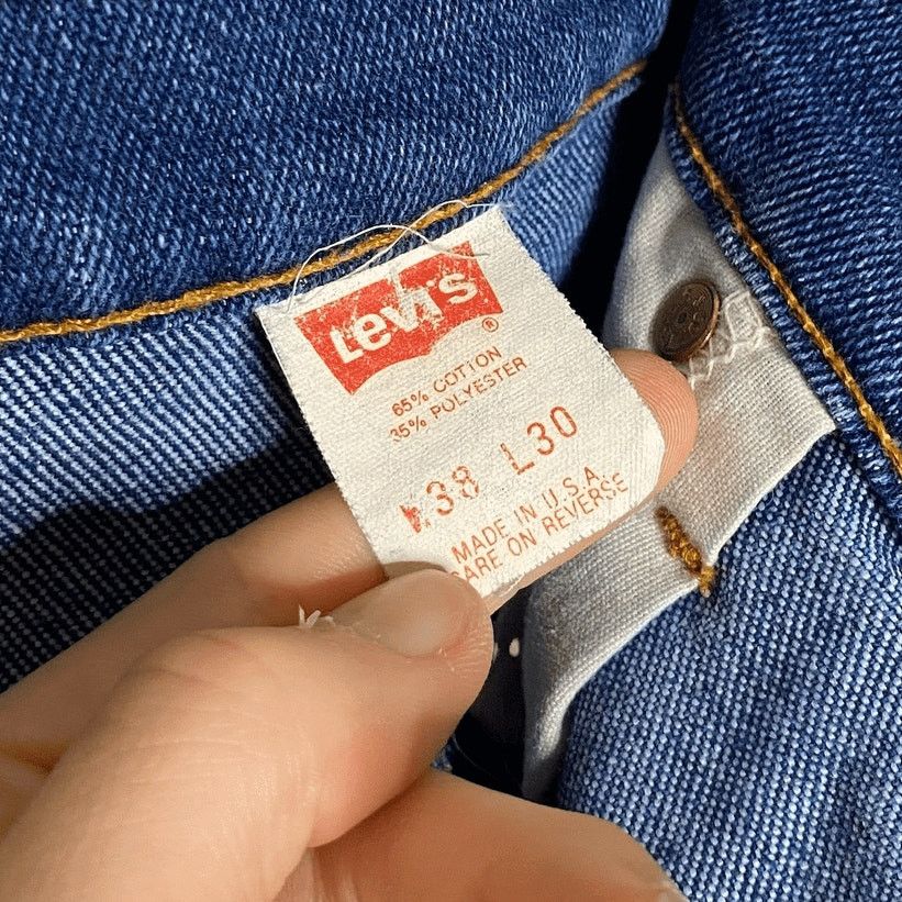 Levi's Vintage 90s Orange Tab Levis Jeans 38x30 Bootcut Dark Wash Size US 38 / EU 54 - 6 Thumbnail