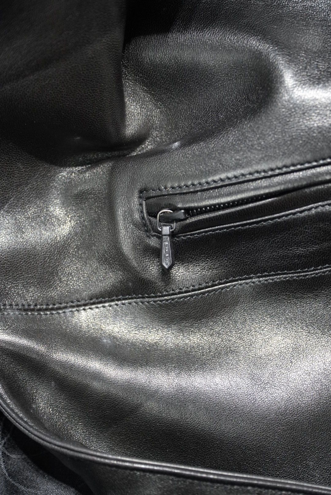 Chanel Chanel Black Leather Jacket Size S / US 4 / IT 40 - 9 Thumbnail