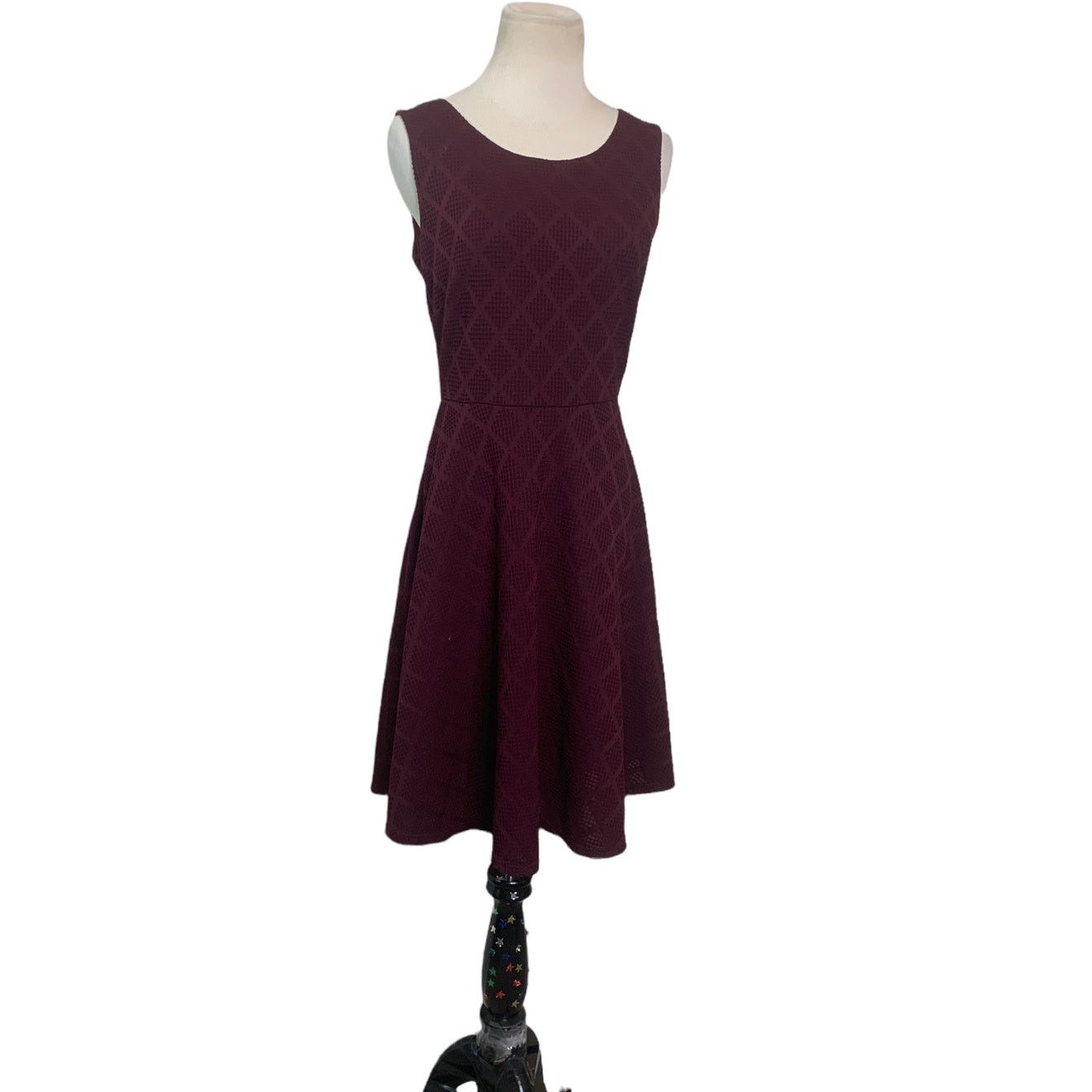 Anthropologie Le Lis sleeveless A-line purple mini dress size small Size S / US 4 / IT 40 - 4 Thumbnail