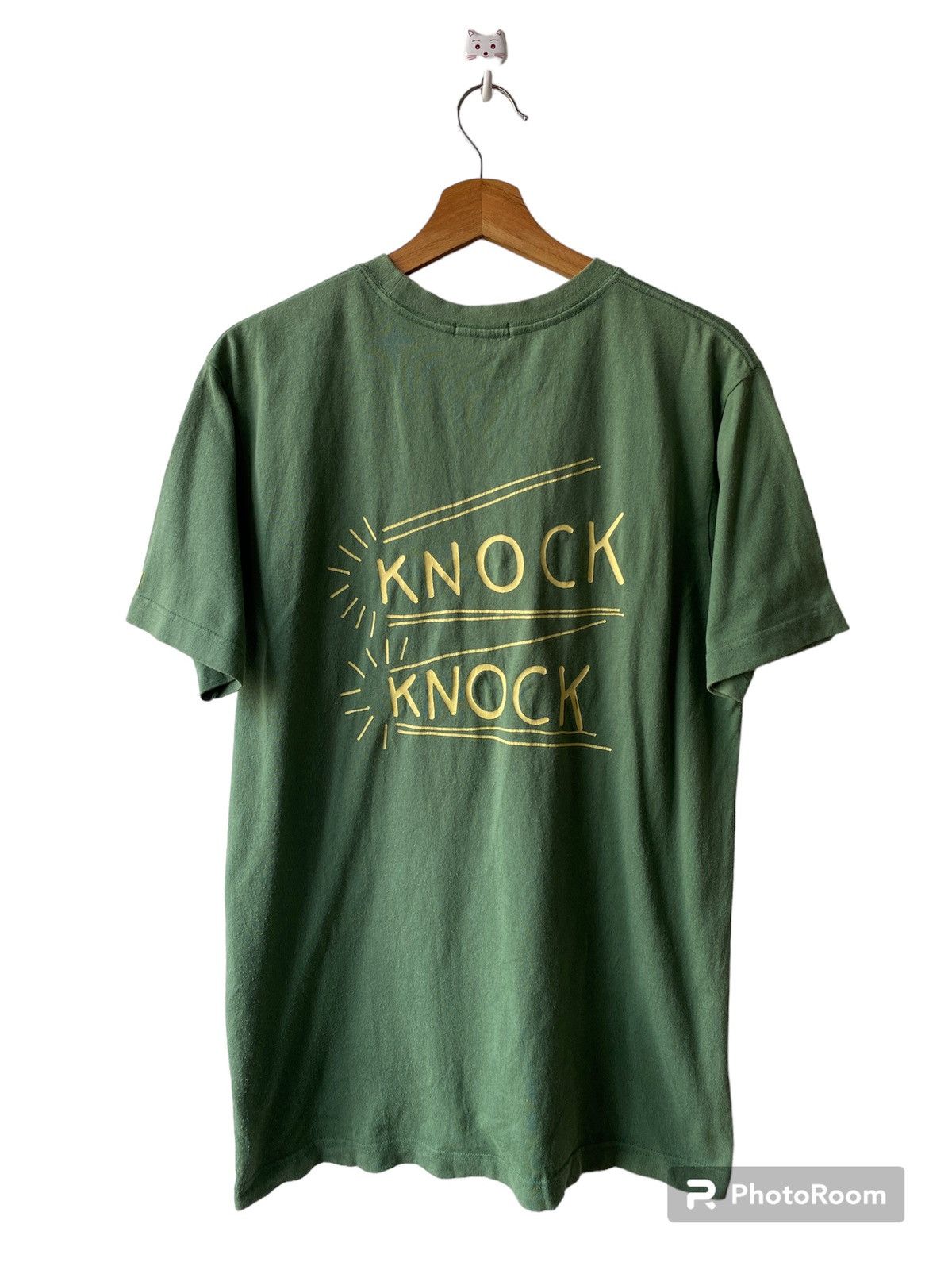 Fuck Art, Make Tees × Uniqlo 2000s - Roy Lichtenstein ‘Knock Knock’ Art T Shirt Size US M / EU 48-50 / 2 - 2 Thumbnail