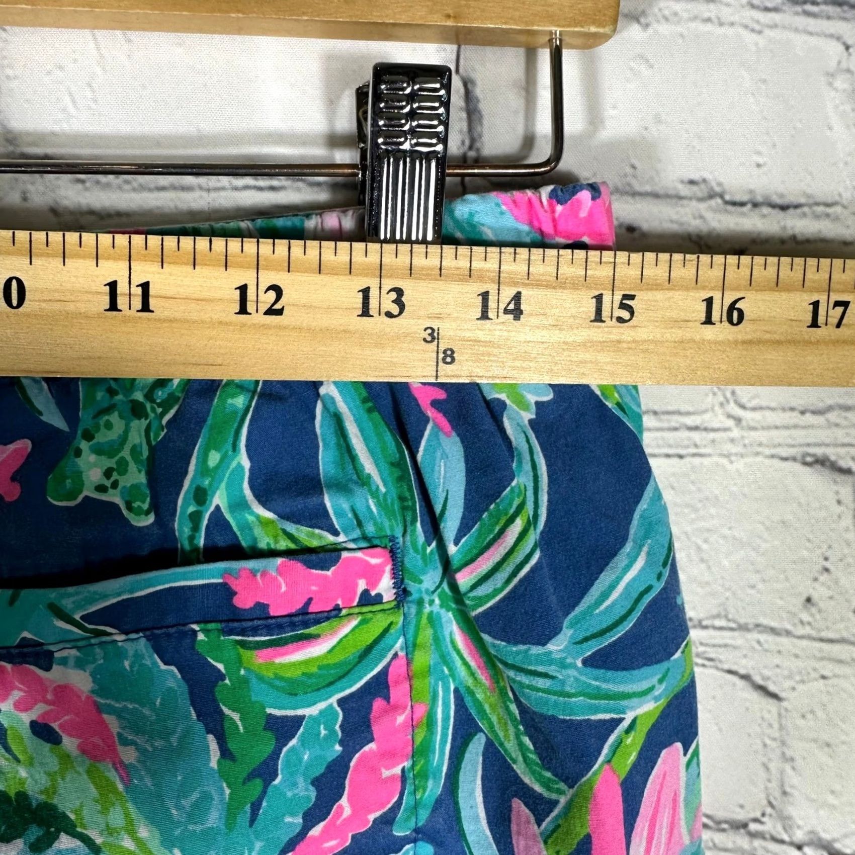 Lilly Pulitzer Lilly Pulitzer Callahan Shorts Womens S Multicolor Floral Tropical Beach 90s? Size 29" - 5 Thumbnail