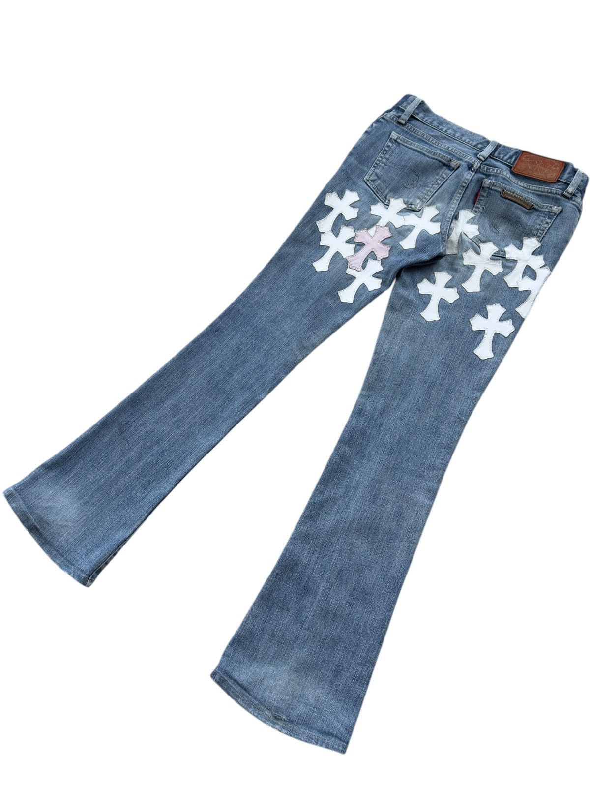 Chrome Hearts 1/1 Chrome Hearts Moussy Japanese Denim Cross Jeans Size US 26 / EU 42 - 12 Thumbnail