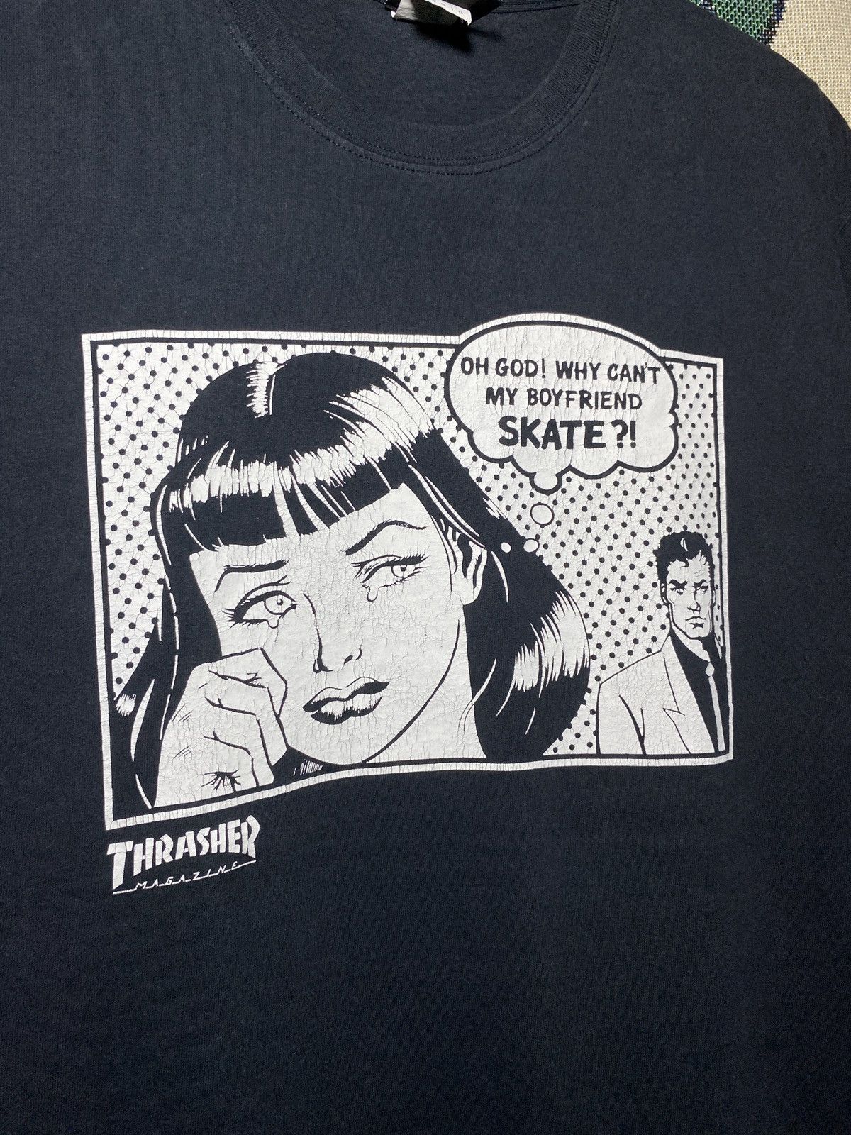 Shorty's Skateboards × Thrasher Thrasher Boyfriend Vintage Tees Size US L / EU 52-54 / 3 - 2 Thumbnail