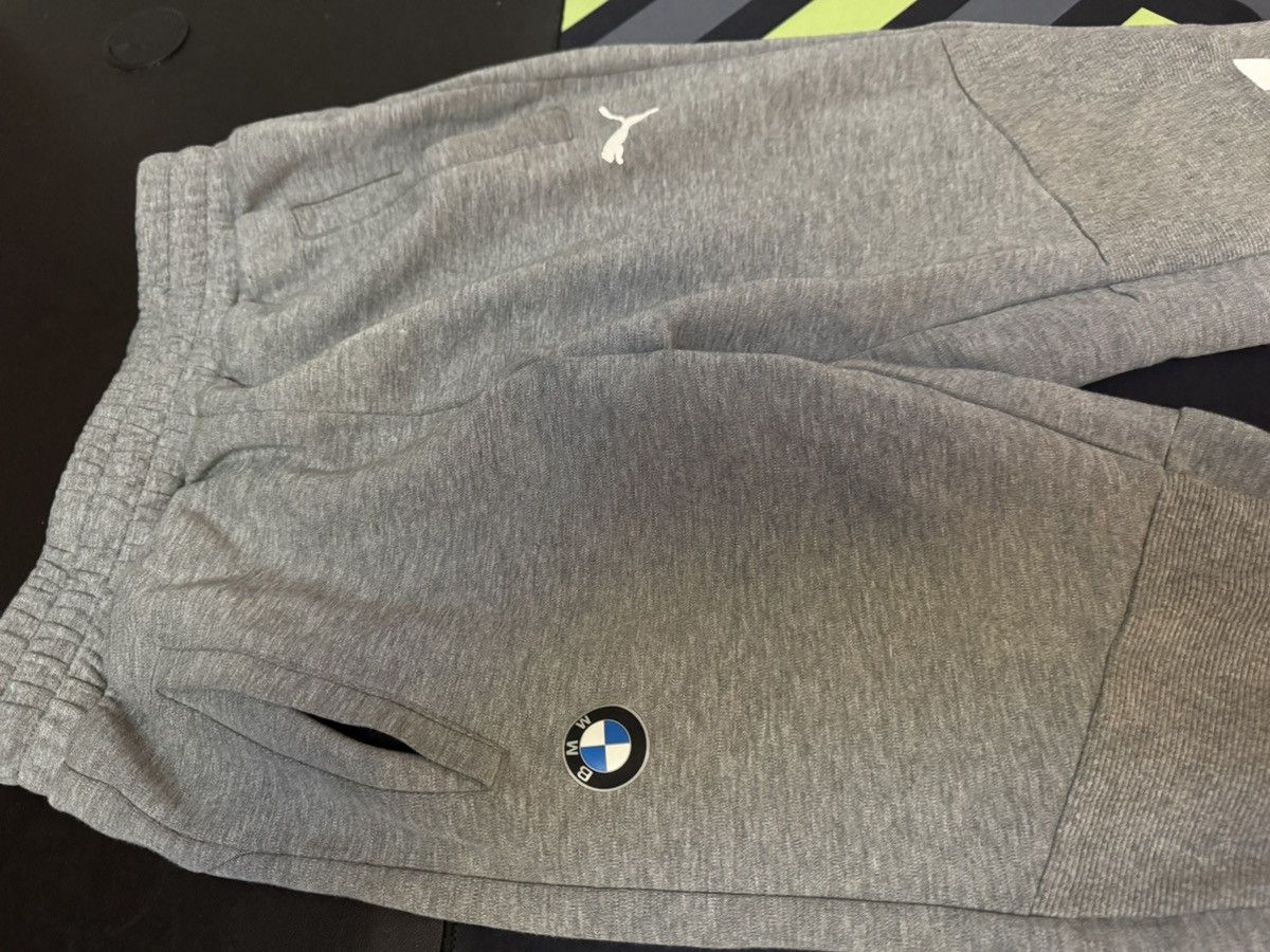 BMW × Puma Puma BMW Tracksuit Pants Black Grey Men’s Small Size US 34 / EU 50 - 2 Thumbnail