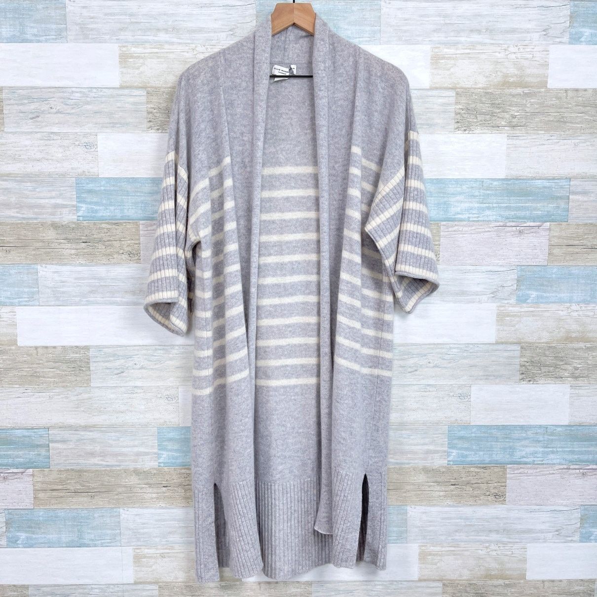 Club Monaco Club Monaco Cashmere Beach Duster Cardigan Gray Womens L Size L / US 10 / IT 46 - 1 Thumbnail