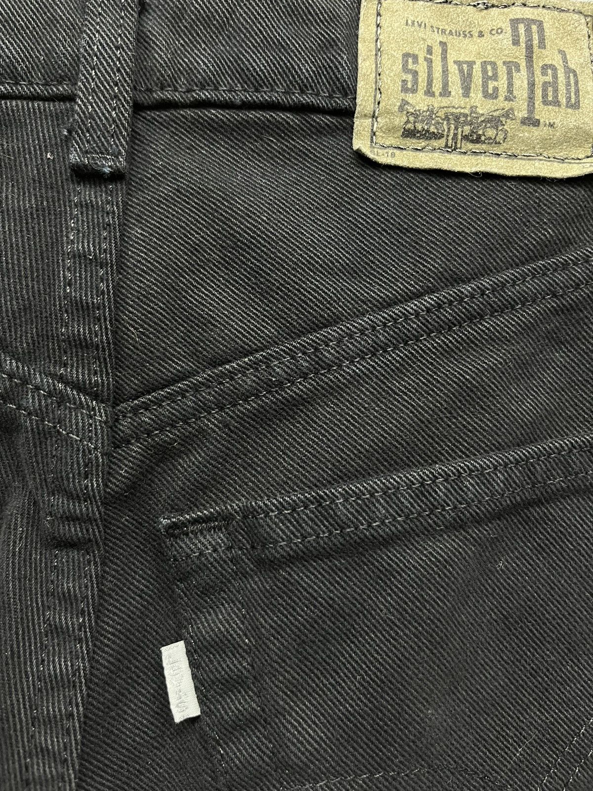 Levi's Vintage Clothing × Vintage FYE💥90’s Levi’s SILVERTAB BAGGY Black Denim Hip Hop Classic Size US 29 - 6 Thumbnail