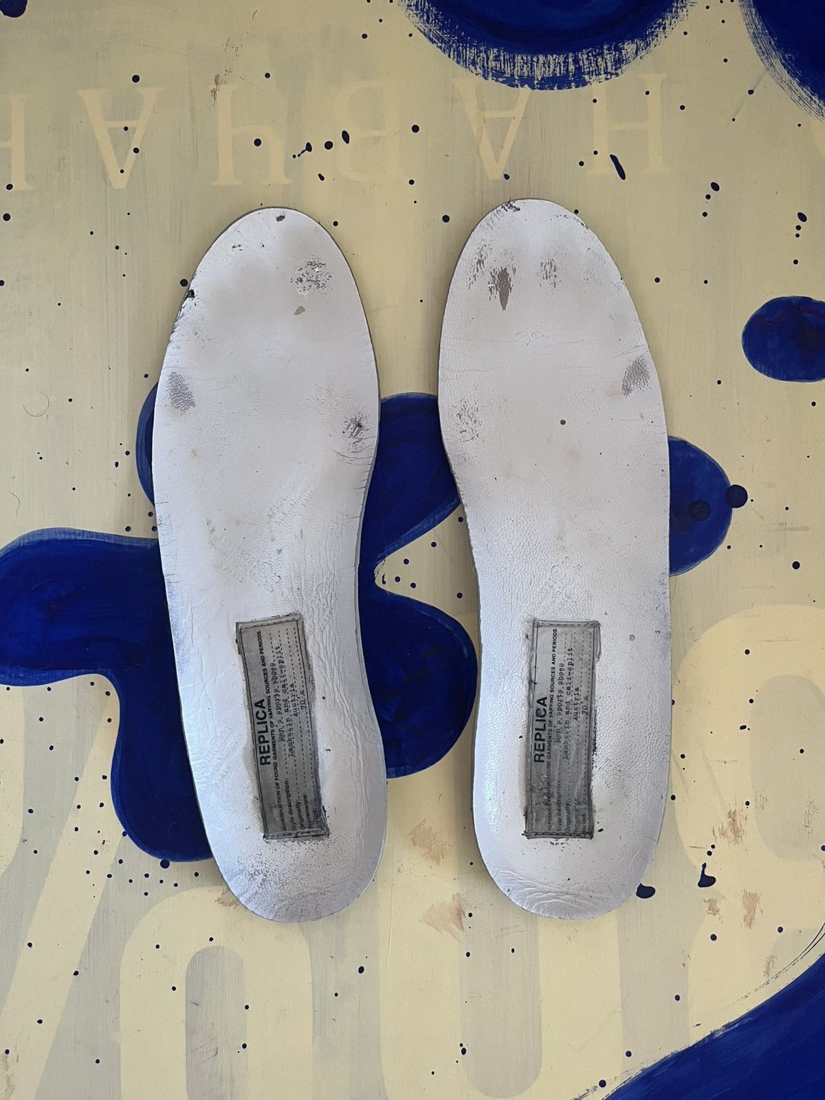 Maison Margiela MAISON MARGIELA replica gats low white/gray leather sneakers Size US 6.5 / EU 39-40 - 15 Thumbnail