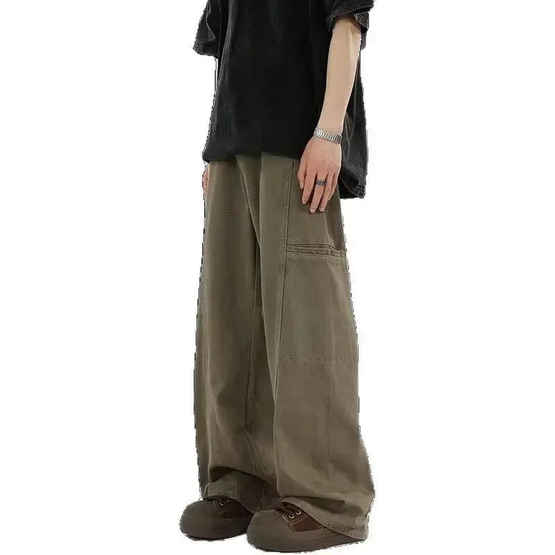Japanese Brand Retro loose straight leg wide leg jeans Size US 32 / EU 48 - 5 Thumbnail