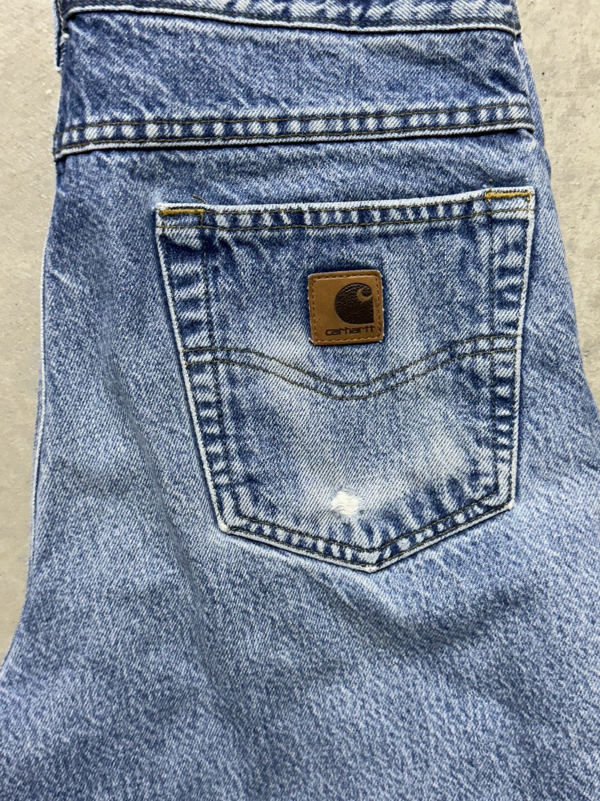 Carhartt × Vintage Carhartt Flannel Denim Jeans 30x31 Size US 30 / EU 46 - 6 Thumbnail