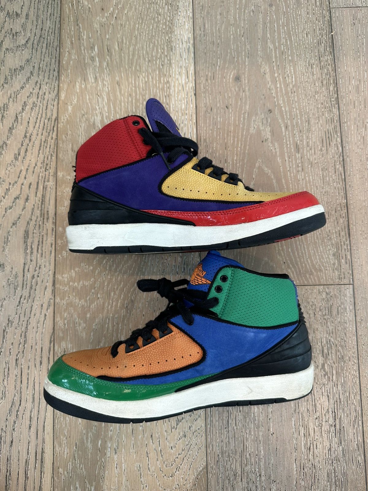 Jordan Brand Air Jordan 2 Retro Multi Color Rivals Size US 8.5 / EU 41-42 - 5 Thumbnail
