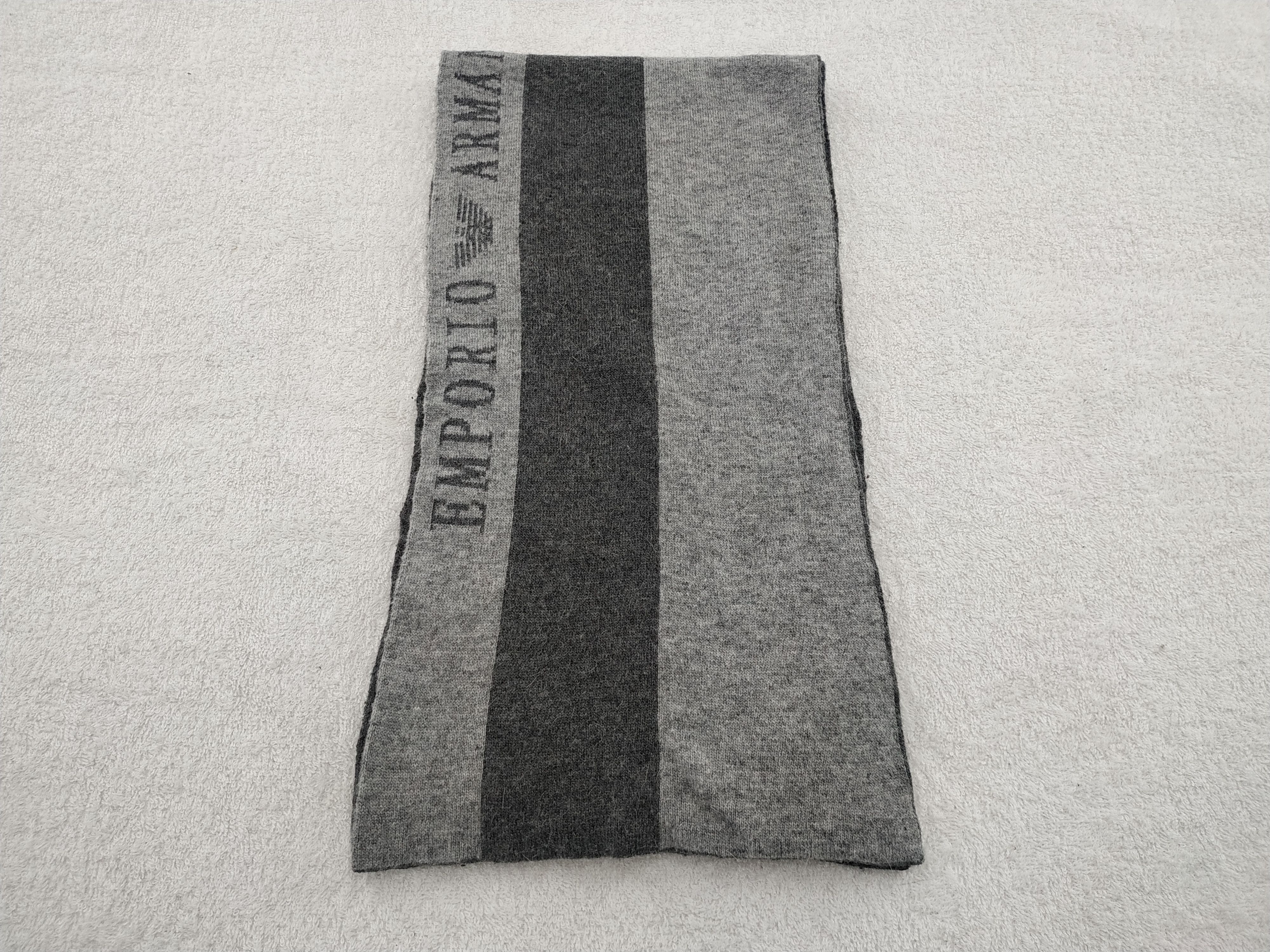 Emporio Armani × Vintage Emporio Armani Scarf / Muffler / Neckwear Size ONE SIZE - 1 Thumbnail