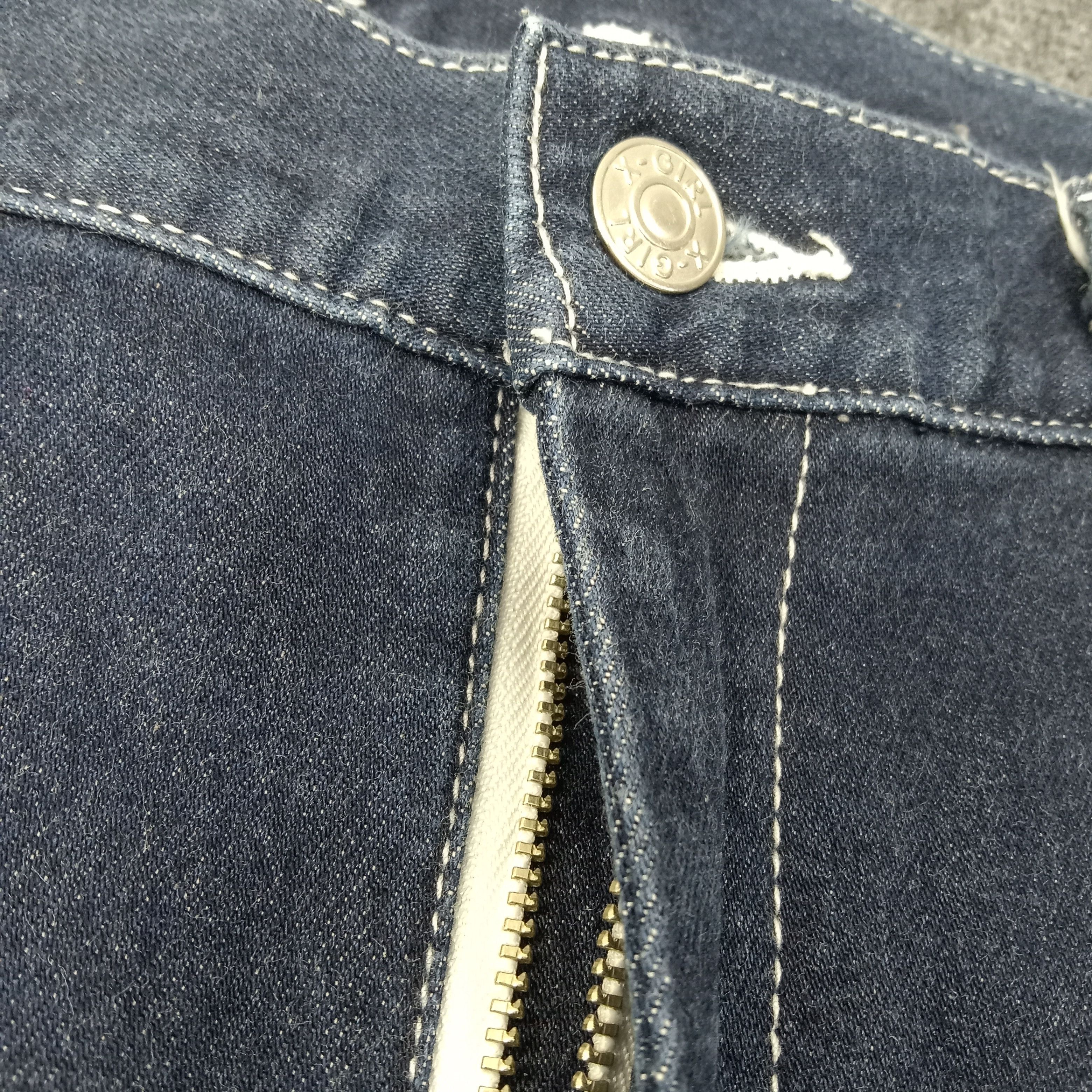 Japanese Brand X-girl Japanese Brand Multi Pocket Denim Jeans C252N3 Size US 27 - 4 Thumbnail