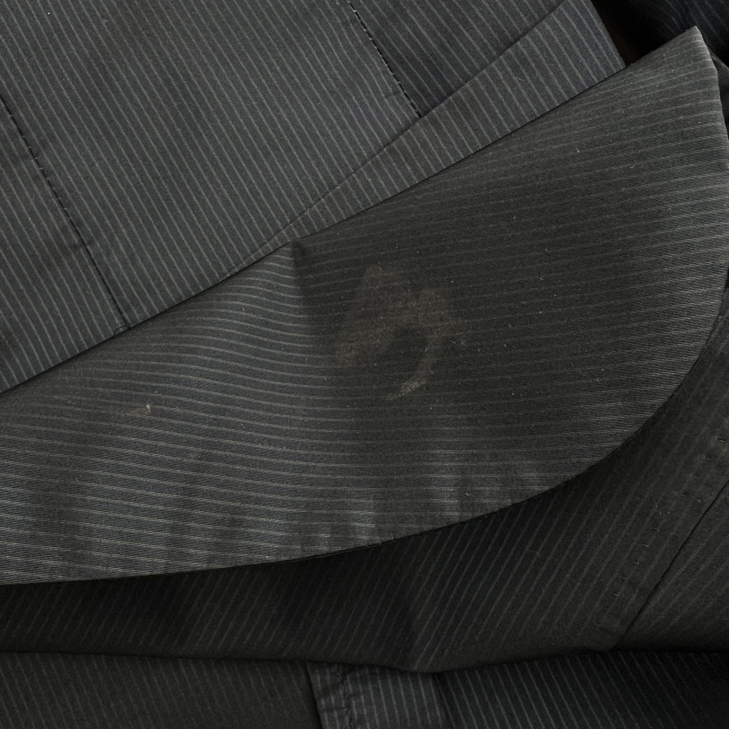 Prada Prada Tiny Pinstripe Navy Blazer Size 50S - 6 Thumbnail