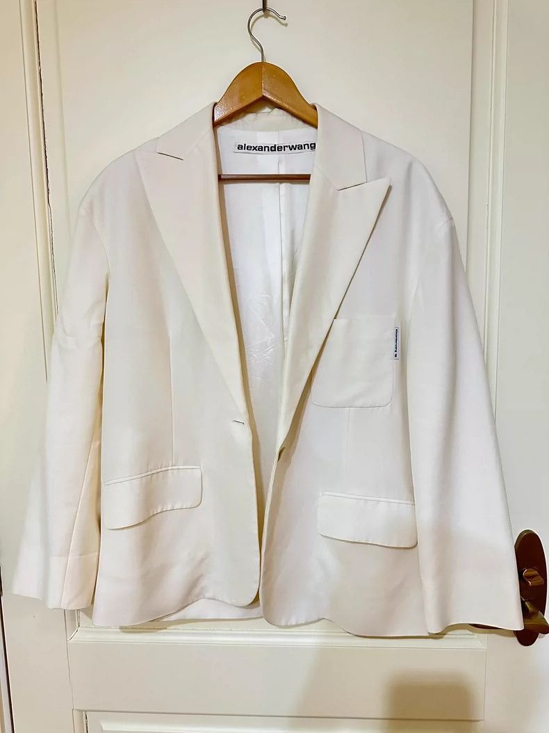 Alexander Wang Alexander Wang White Blazer Coat XS- Size XS / US 0-2 / IT 36-38 - 1 Thumbnail