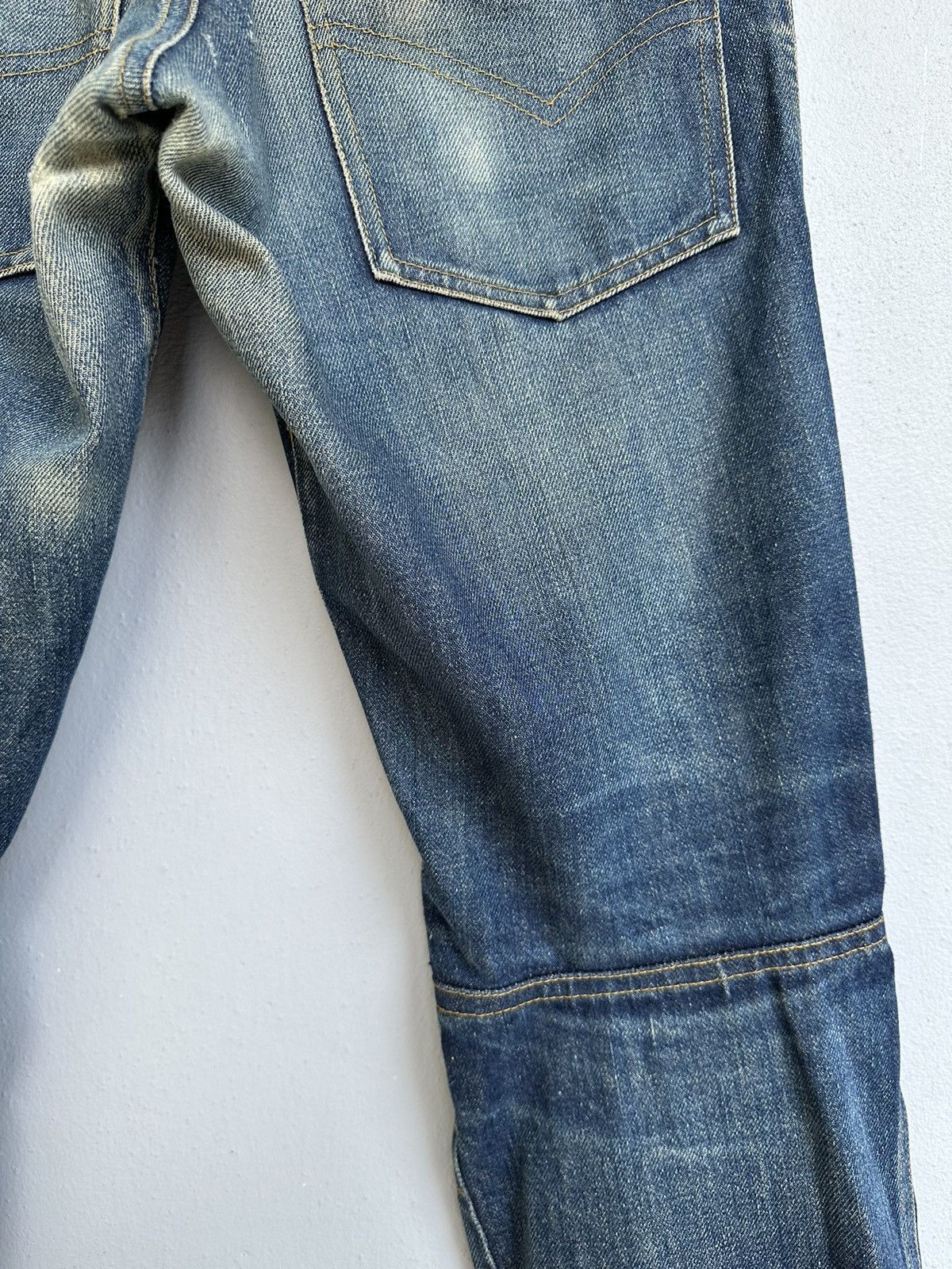 Christopher Nemeth Vintage Nemeth Distressed Biker Jeans Size US 31 - 19 Thumbnail