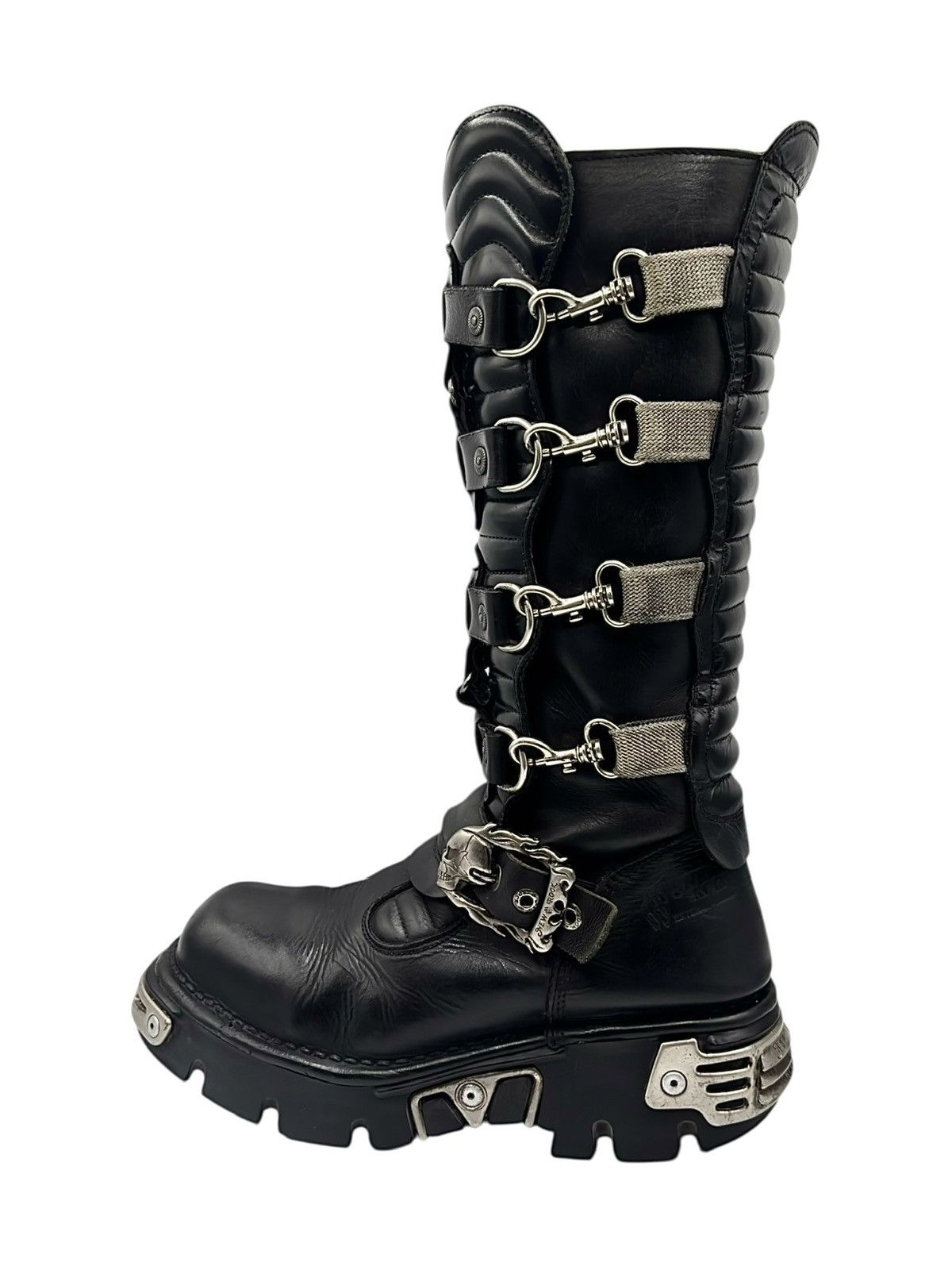 New Rock Vintage New Rock knee high reactor boots Size 41 Size US 11 / IT 41 - 9 Thumbnail