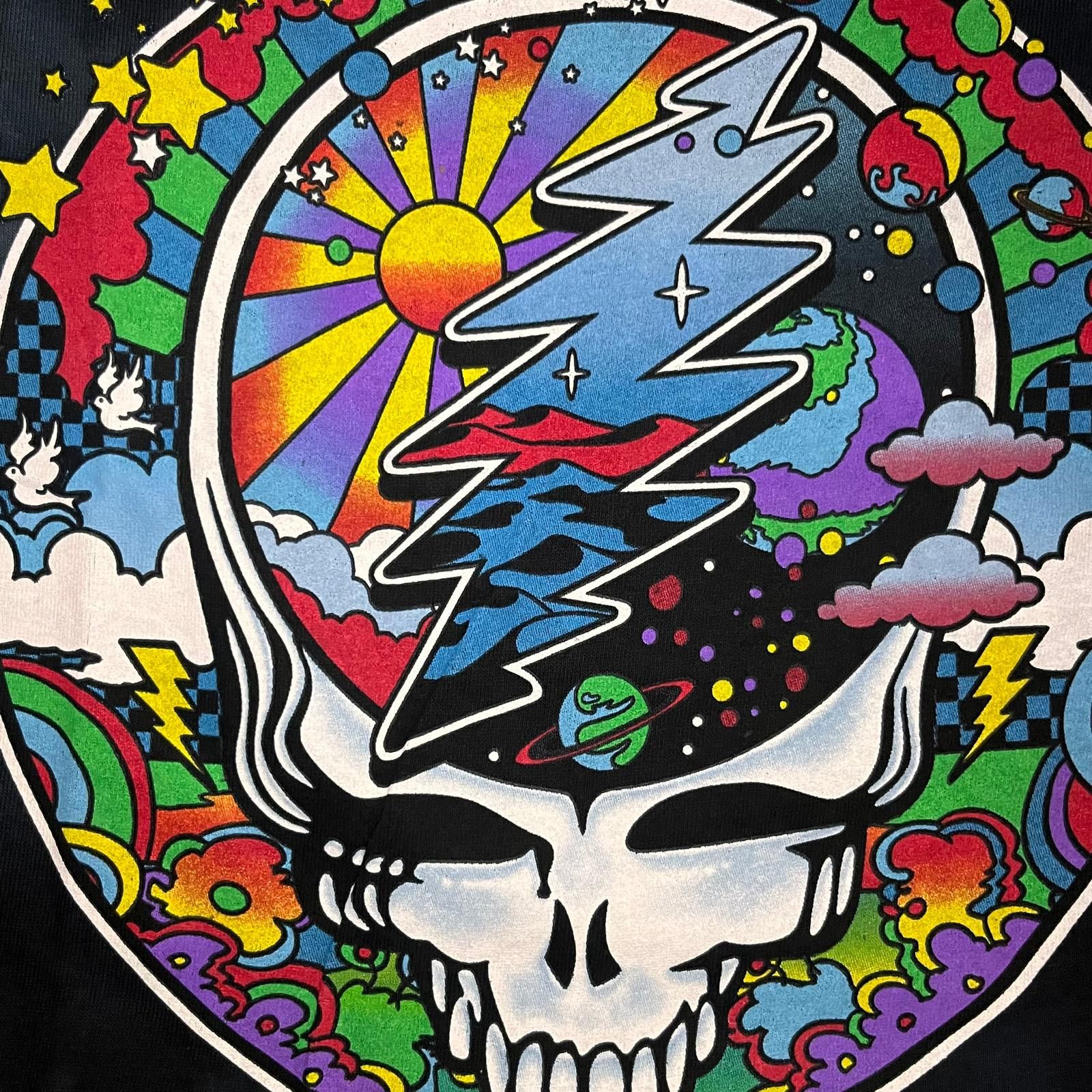 Grateful Dead Grateful Dead 🌈 “Psychedelic Space Skull” Tee – Size L Size US L / EU 52-54 / 3 - 4 Thumbnail