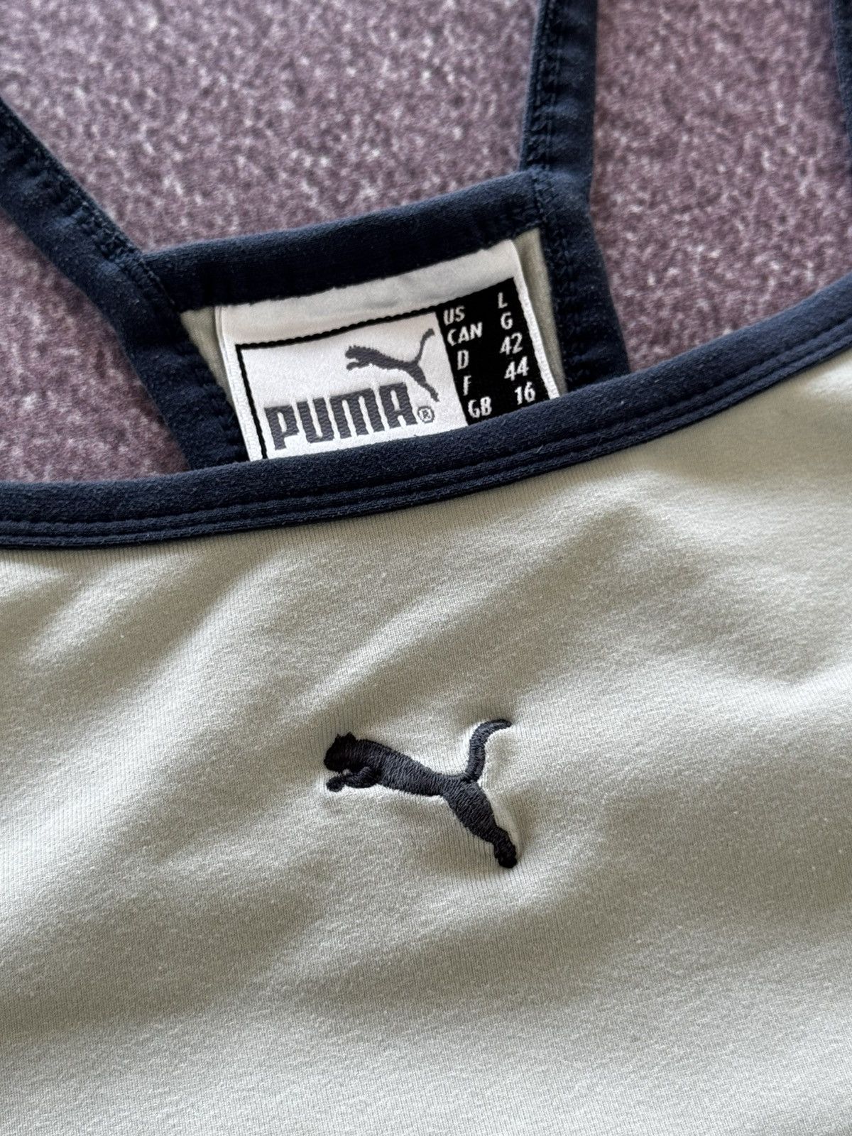 Puma Vintage Puma 00s Aesthetic Unique Crop Top Size L / US 10 / IT 46 - 5 Thumbnail