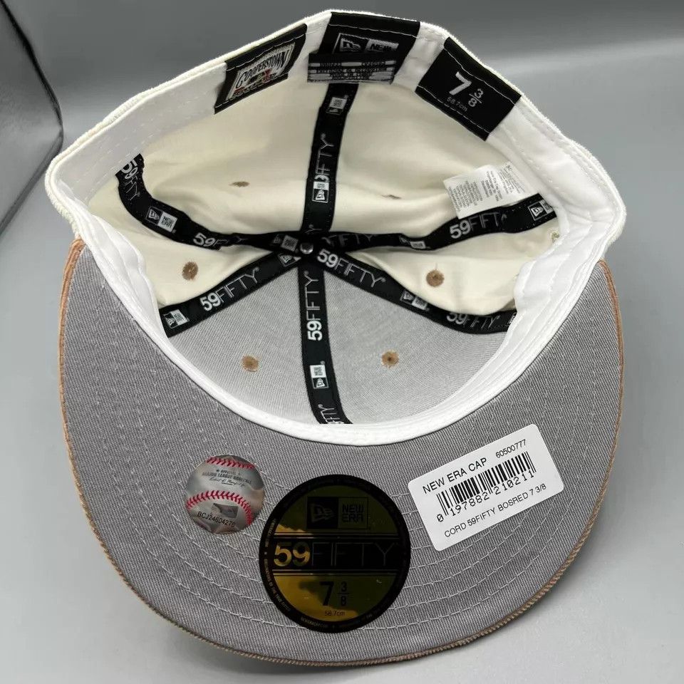 New Era Boston Red Sox Hat Men 7 3/8 59Fifty New Era Fitted Cap New Size ONE SIZE - 7 Thumbnail