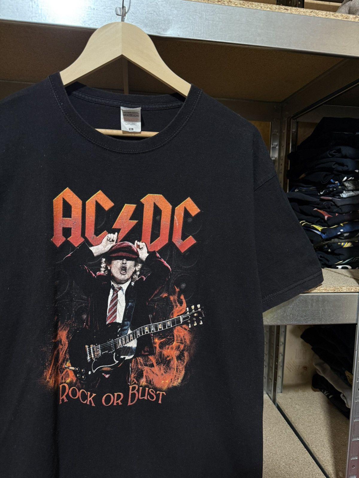 Band Tees × Vintage Vintage 2016 AC/DC Rock Or Bust Highway To Europe T-Shirt Size US XL / EU 56 / 4 - 3 Thumbnail