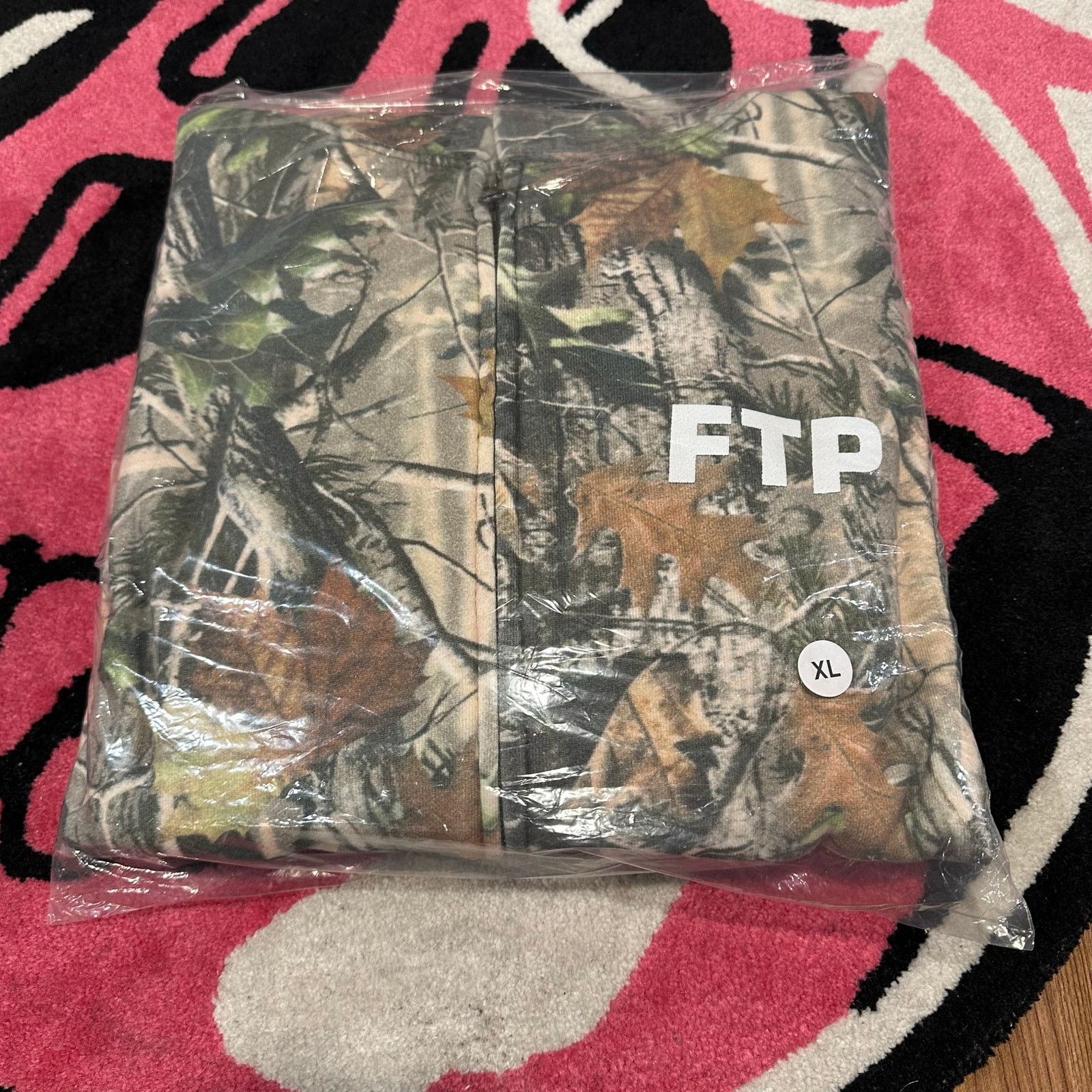FTP Tree Camo Zip Up Hoodie - Size XL - Brand New in Bag