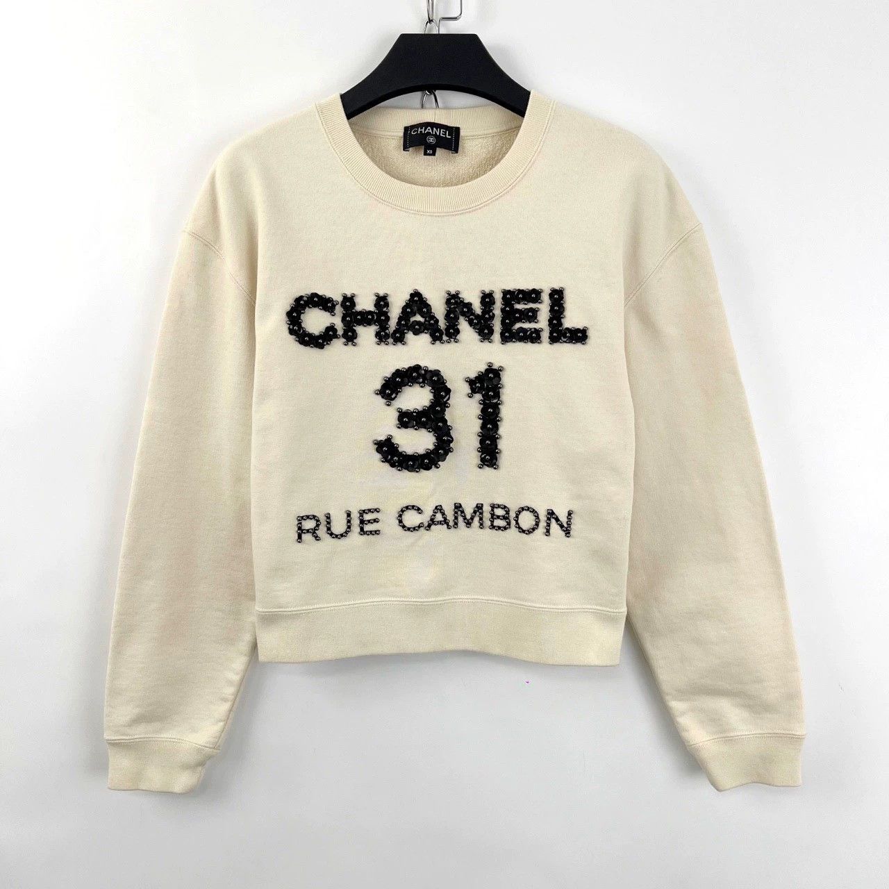 Chanel Chanel Letter Camellia Beaded Sweatshirt - dmc Size US XS / EU 42 / 0 - 1 Thumbnail