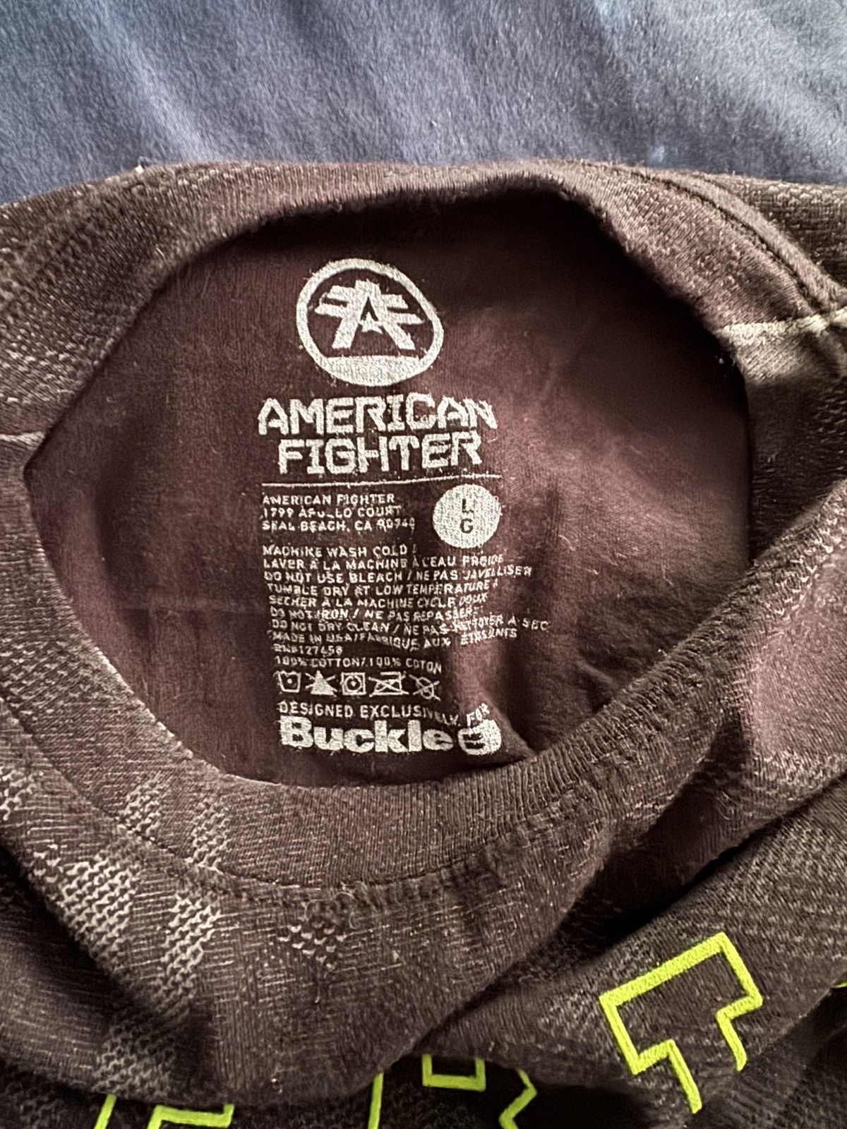 Other American fighter men’s shirt size large Size US L / EU 52-54 / 3 - 8 Thumbnail