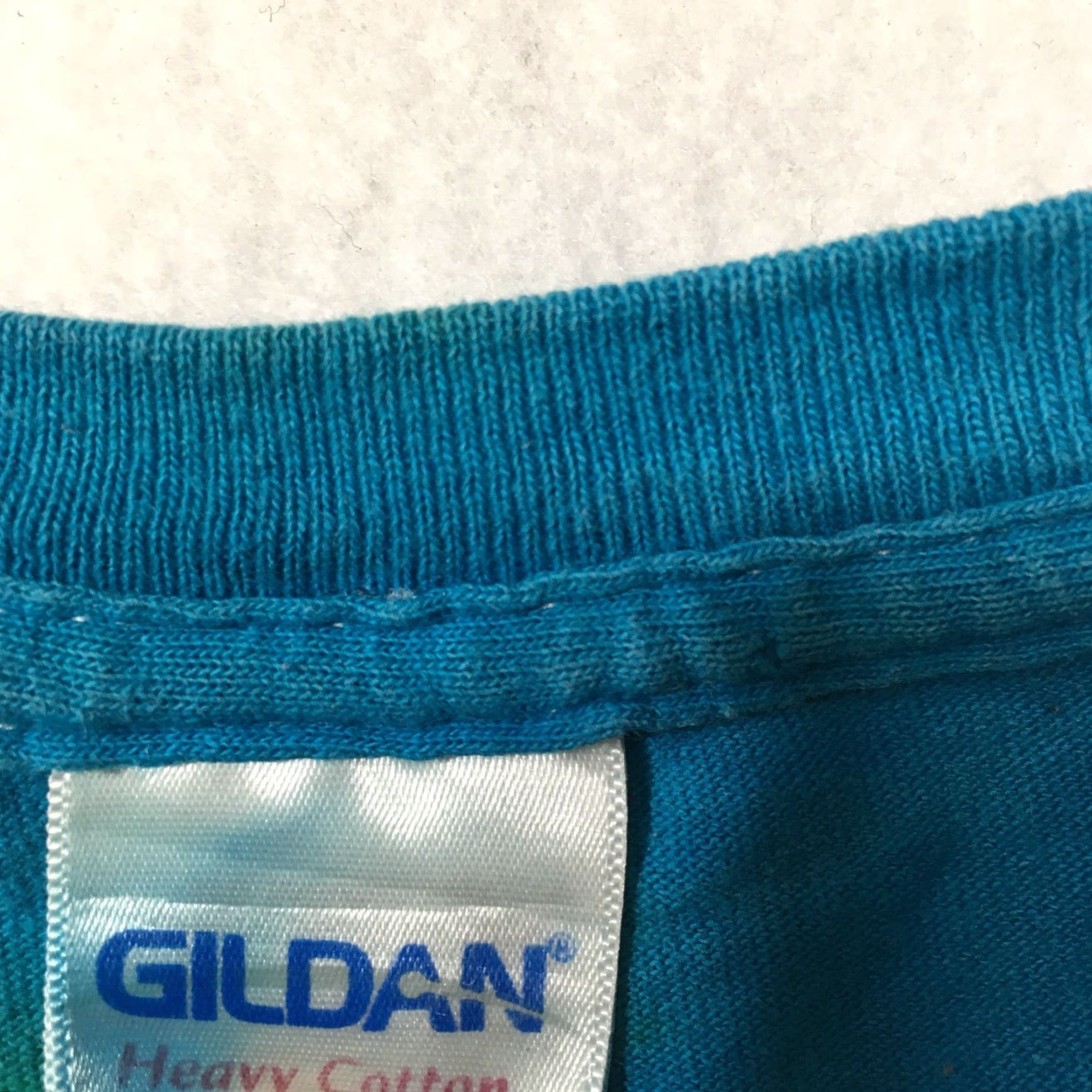 Gildan VINTAGE Fort Worth Shirt Mens XL Green Tie Dye Texas Y2K Size US XL / EU 56 / 4 - 4 Thumbnail