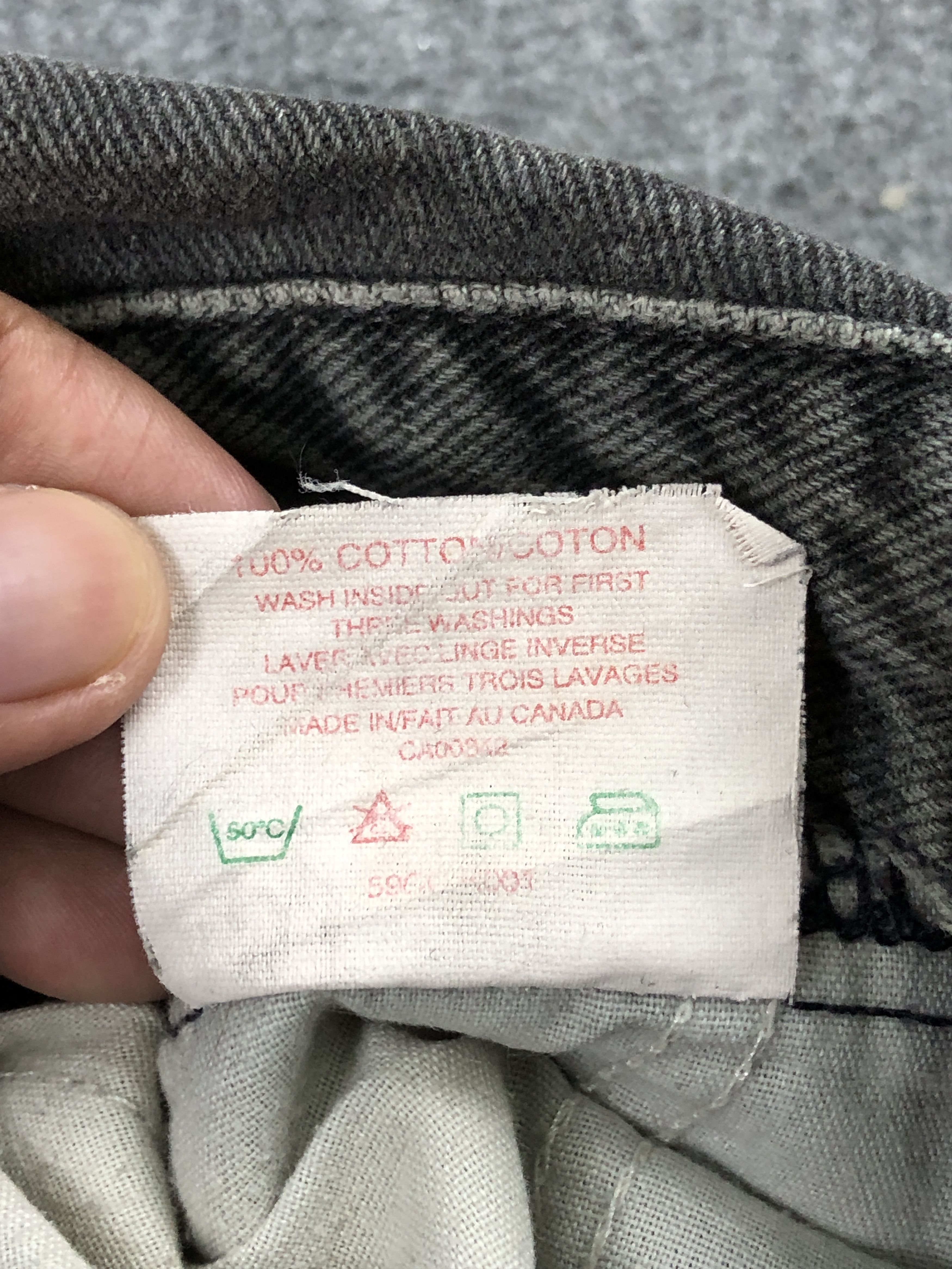 Levi's Vintage 90s Levis 569 Orange Tab Jeans DP2469 Size US 26 / EU 42 - 8 Thumbnail