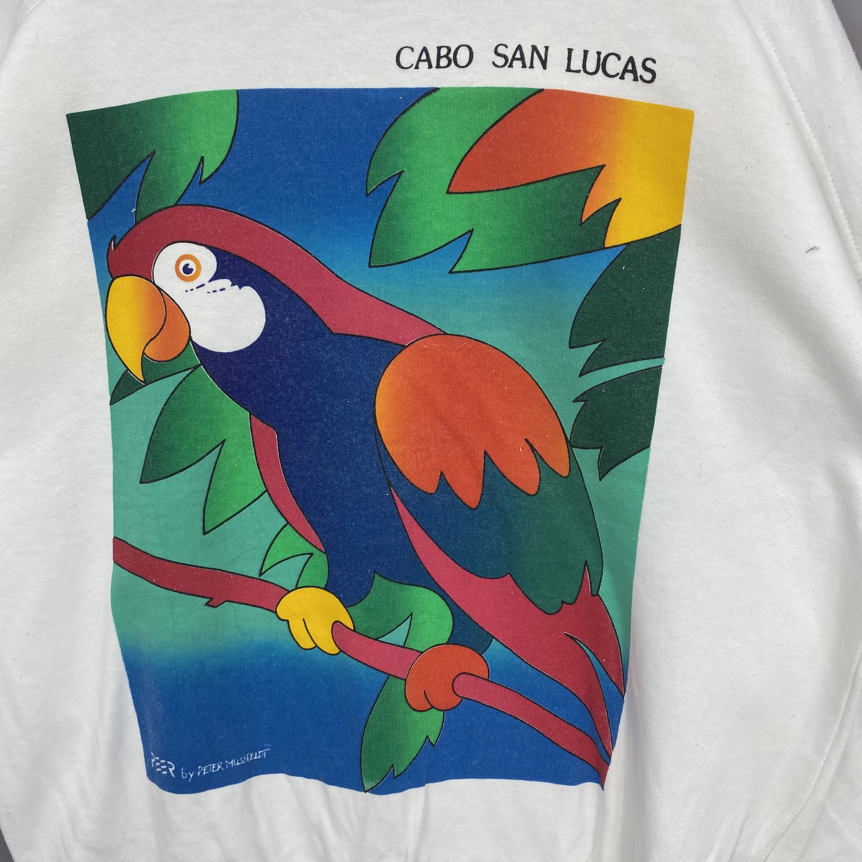 Art Comes First Vintage Cabo San Lucas Sweater Artwork by Peter Mussfeldt Size US L / EU 52-54 / 3 - 3 Thumbnail