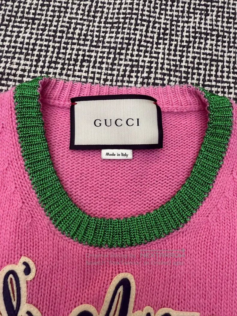 Gucci Gucci Tiger head embroidered woollen sweater Size M / US 6-8 / IT 42-44 - 4 Thumbnail