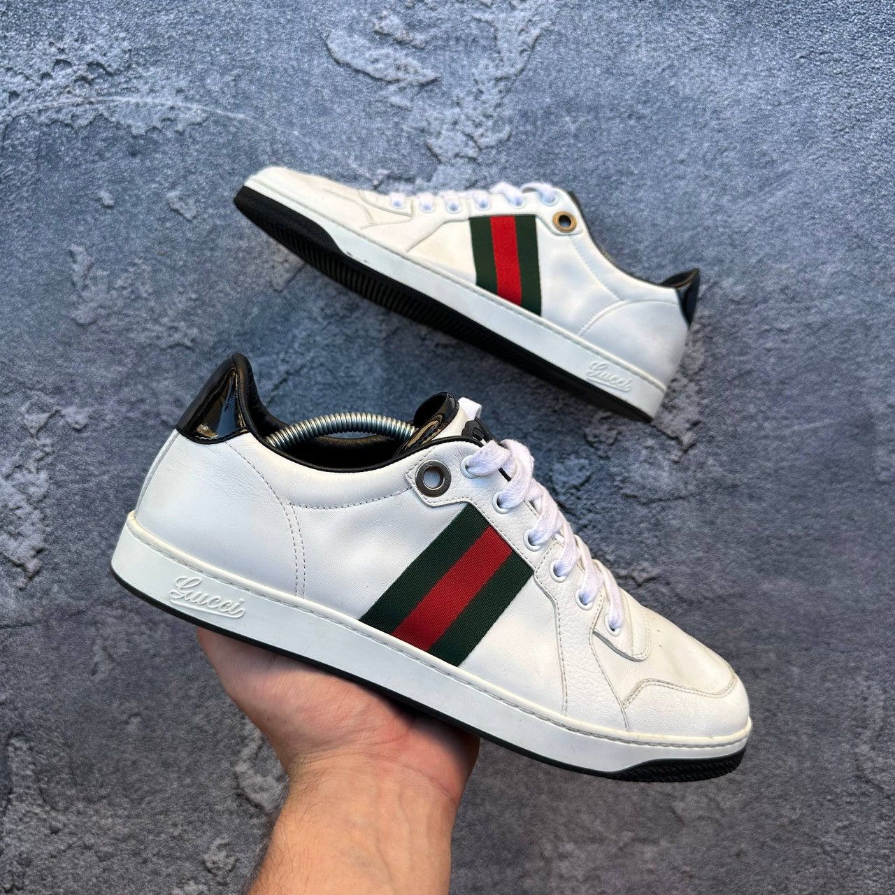 Gucci Gucci Sneakers Leather Size US 7 / EU 40 - 1 Thumbnail