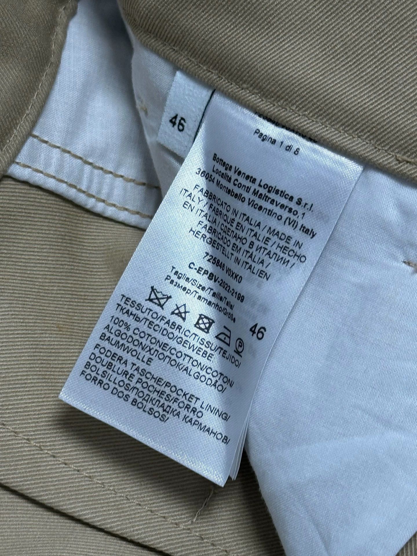 Bottega Veneta Bottega Veneta Men's Twill Utility Short Brown IT46 Belted Size US 30 / EU 46 - 5 Thumbnail