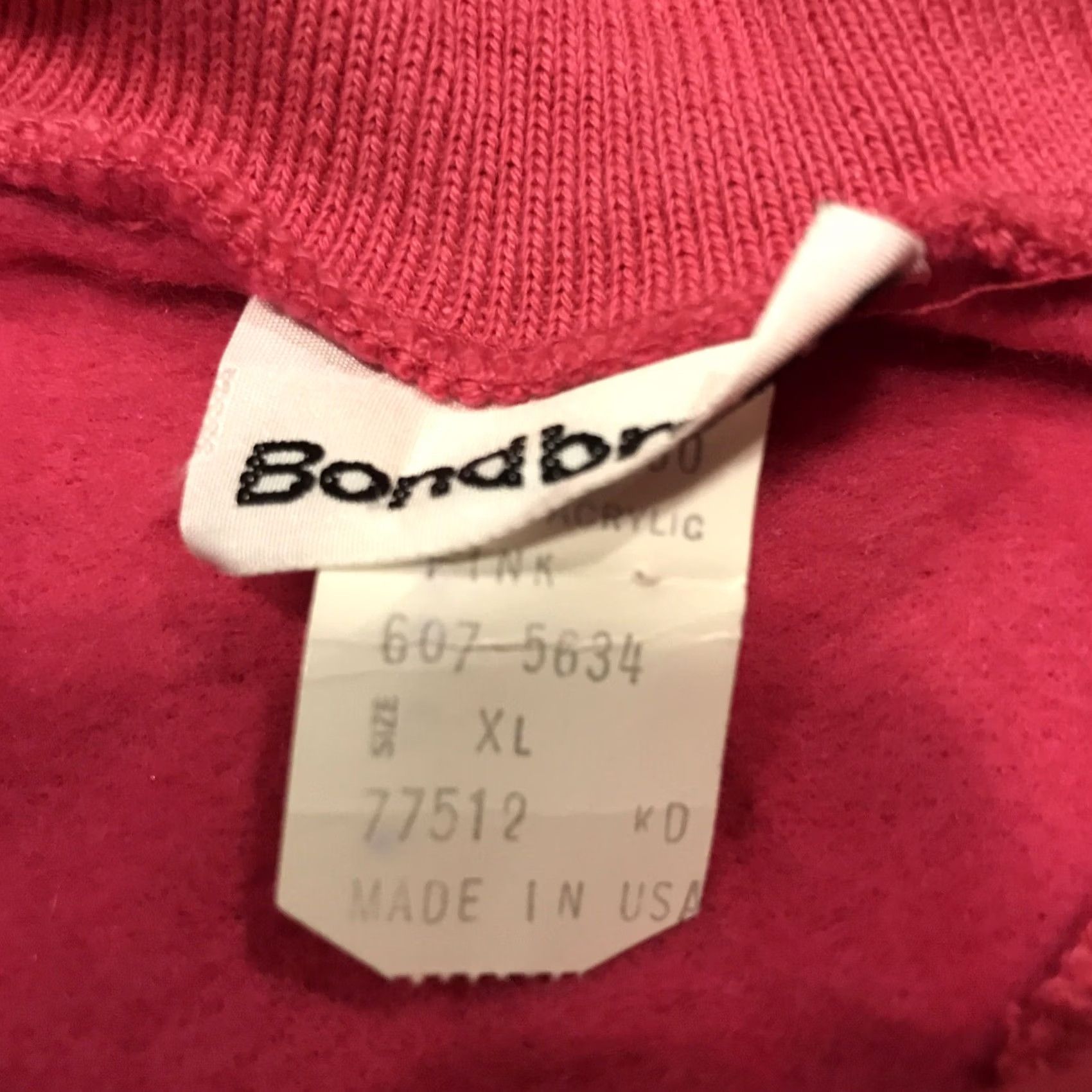Pinko VINTAGE Bondbrook Womens XL Button-Up Shirt Pink Acrylic NWT 90s Heavyweight Long Sleeve Collared Size XL / US 12-14 / IT 48-50 - 2 Thumbnail