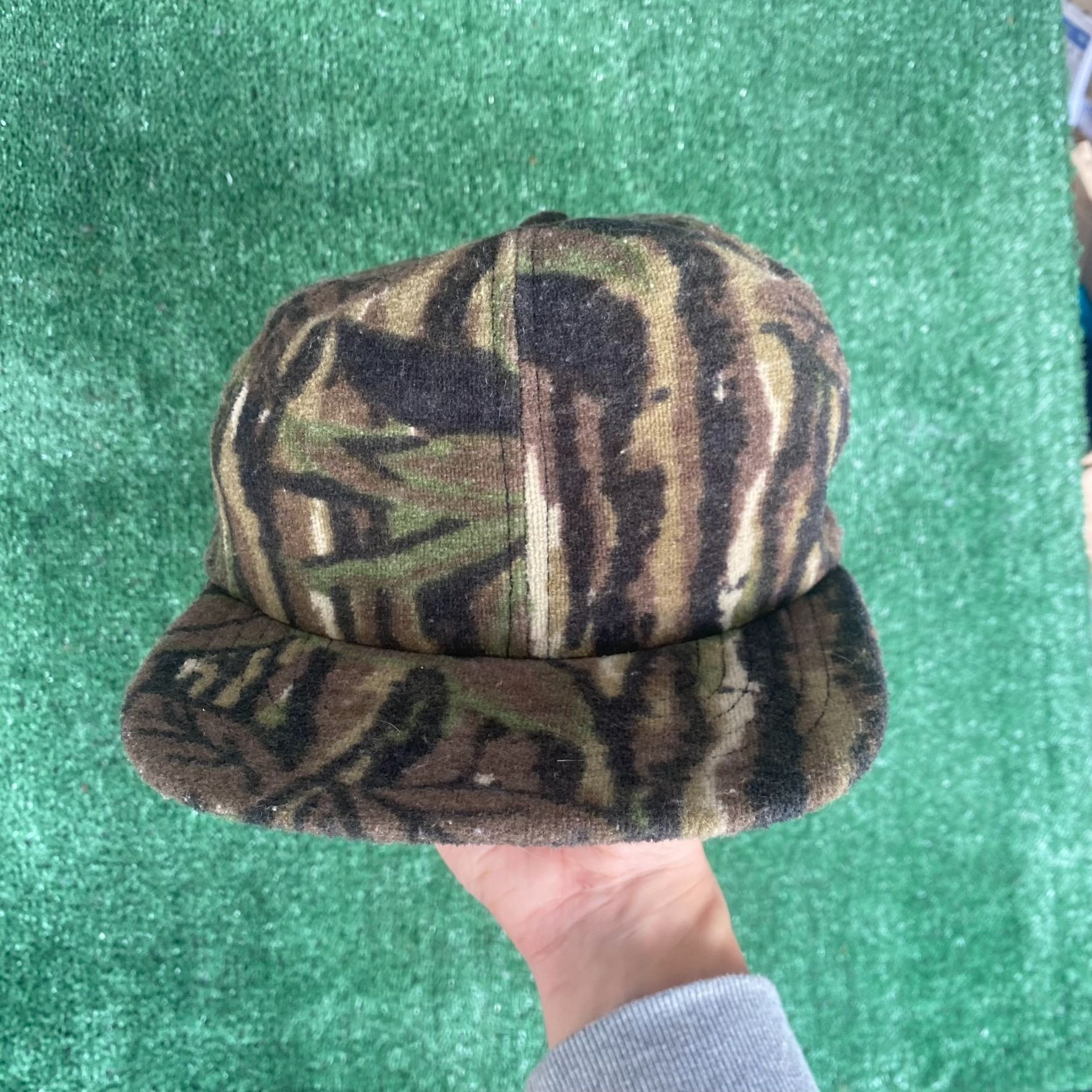 Vintage Vintage 80s Camo Snapback Hat Camouflage Cap Size ONE SIZE - 2 Thumbnail