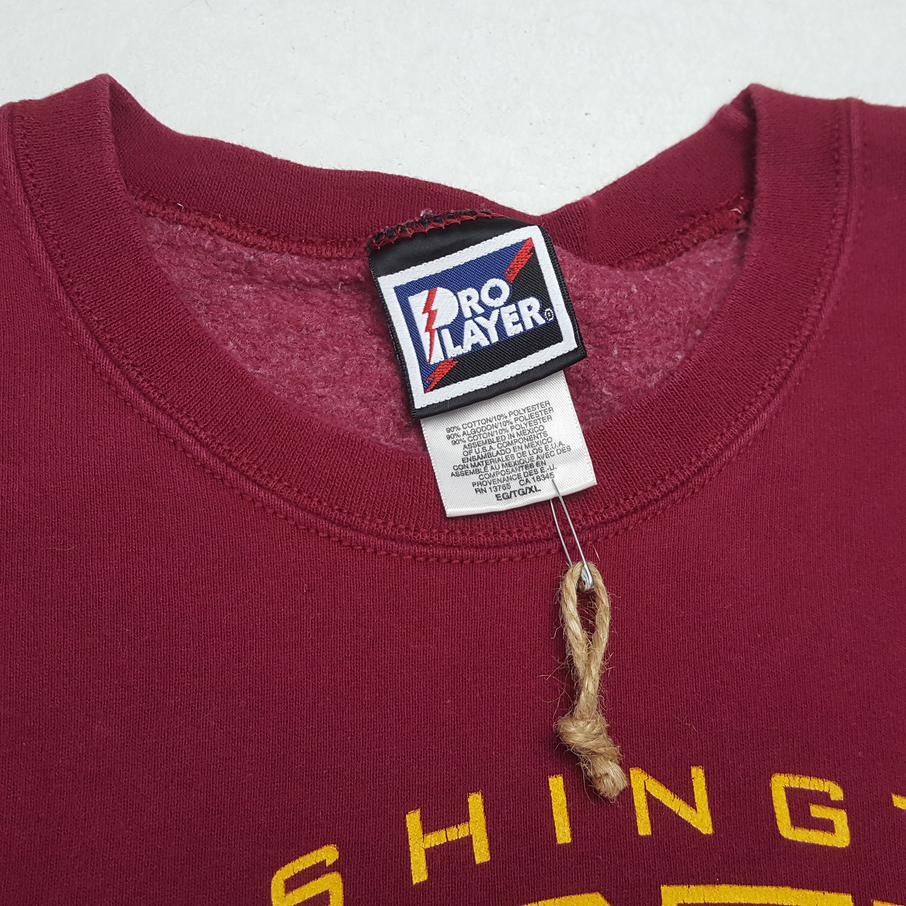 NFL Vintage WASHINGTON American Football NFL Sweatshirt c271n2 Size US L / EU 52-54 / 3 - 8 Thumbnail