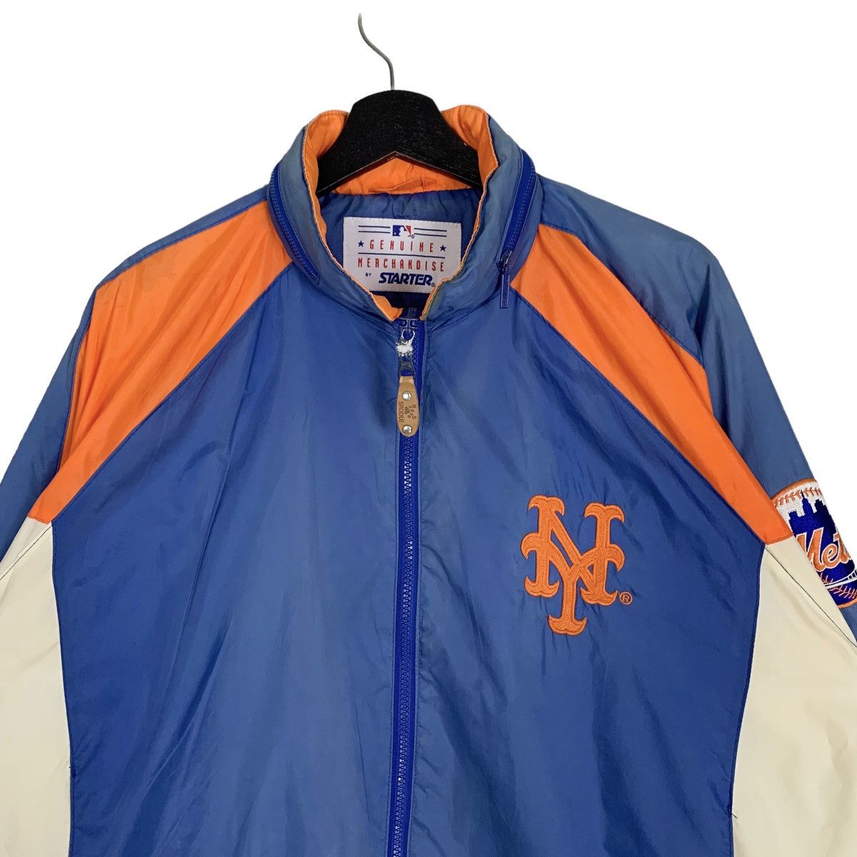 MLB Vintage MLB New York Mets Starter Windbreaker Jacket Size L Size US L / EU 52-54 / 3 - 3 Thumbnail